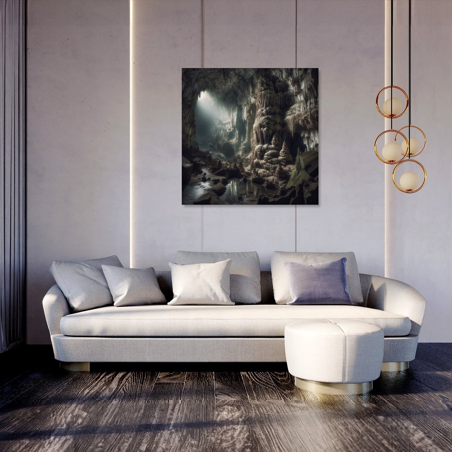 Limestone Cave Canvas