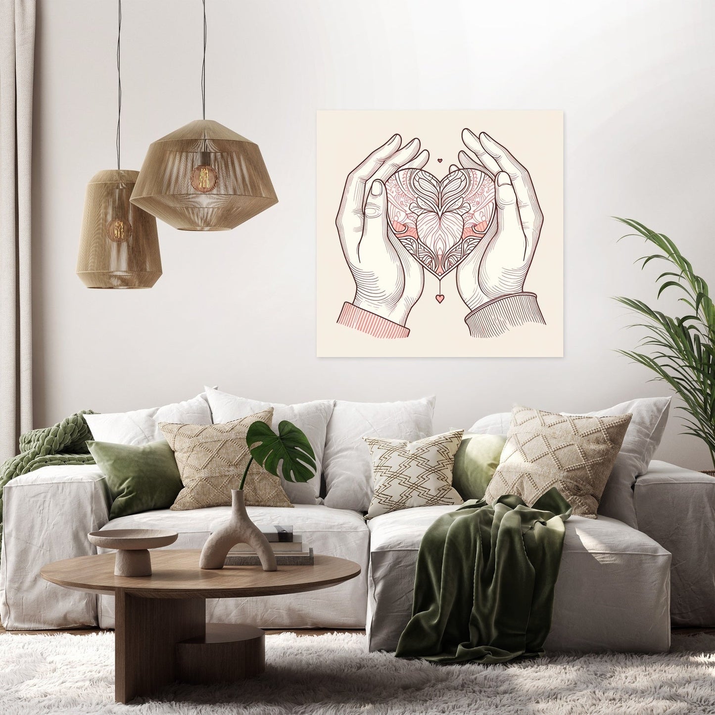 Heartfelt Embrace Canvas
