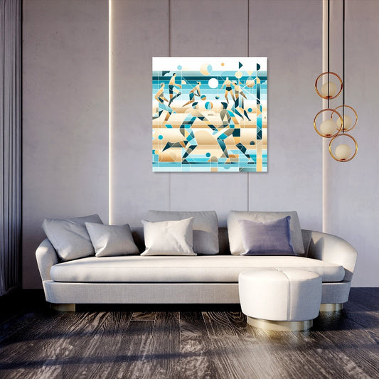 Beach Volleyball Vibes Canvas