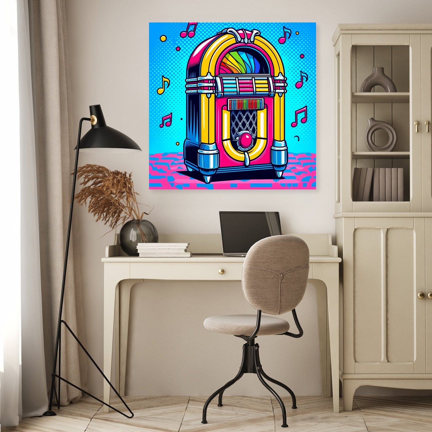 Retro Jukebox Canvas