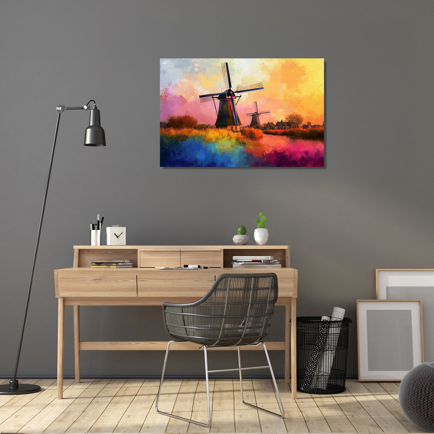 Windmill Whirl Canvas