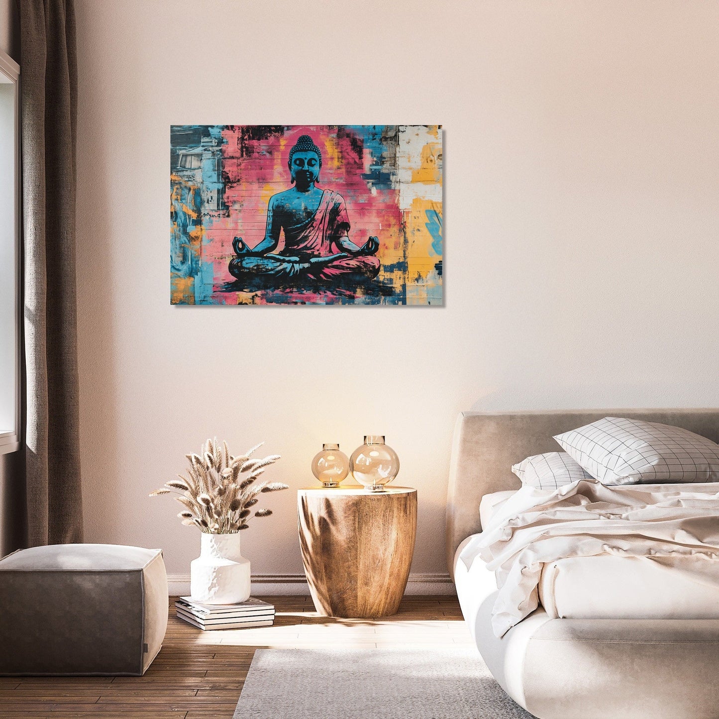 Meditation Graffiti Canvas