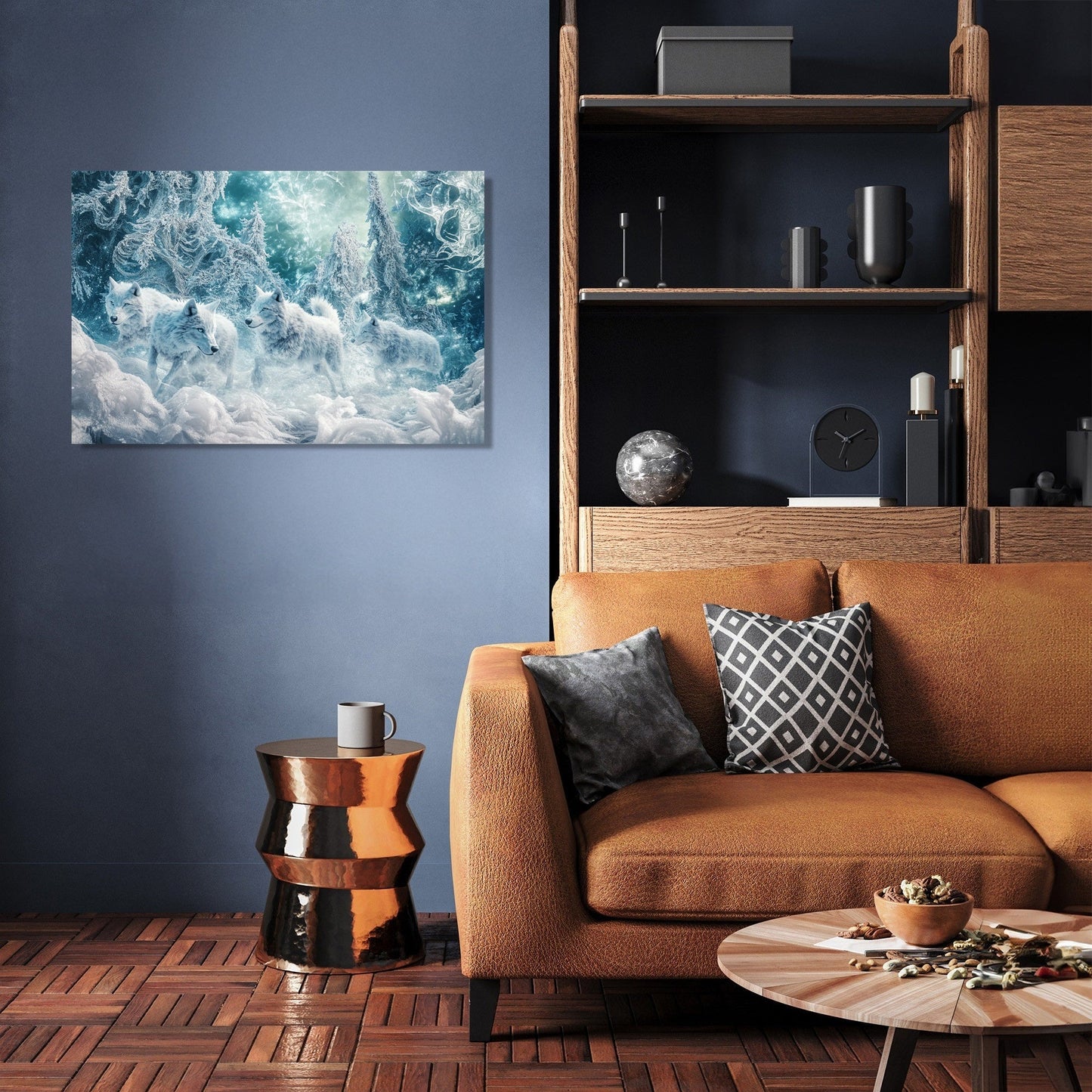 Ethereal Wolf Pack Canvas