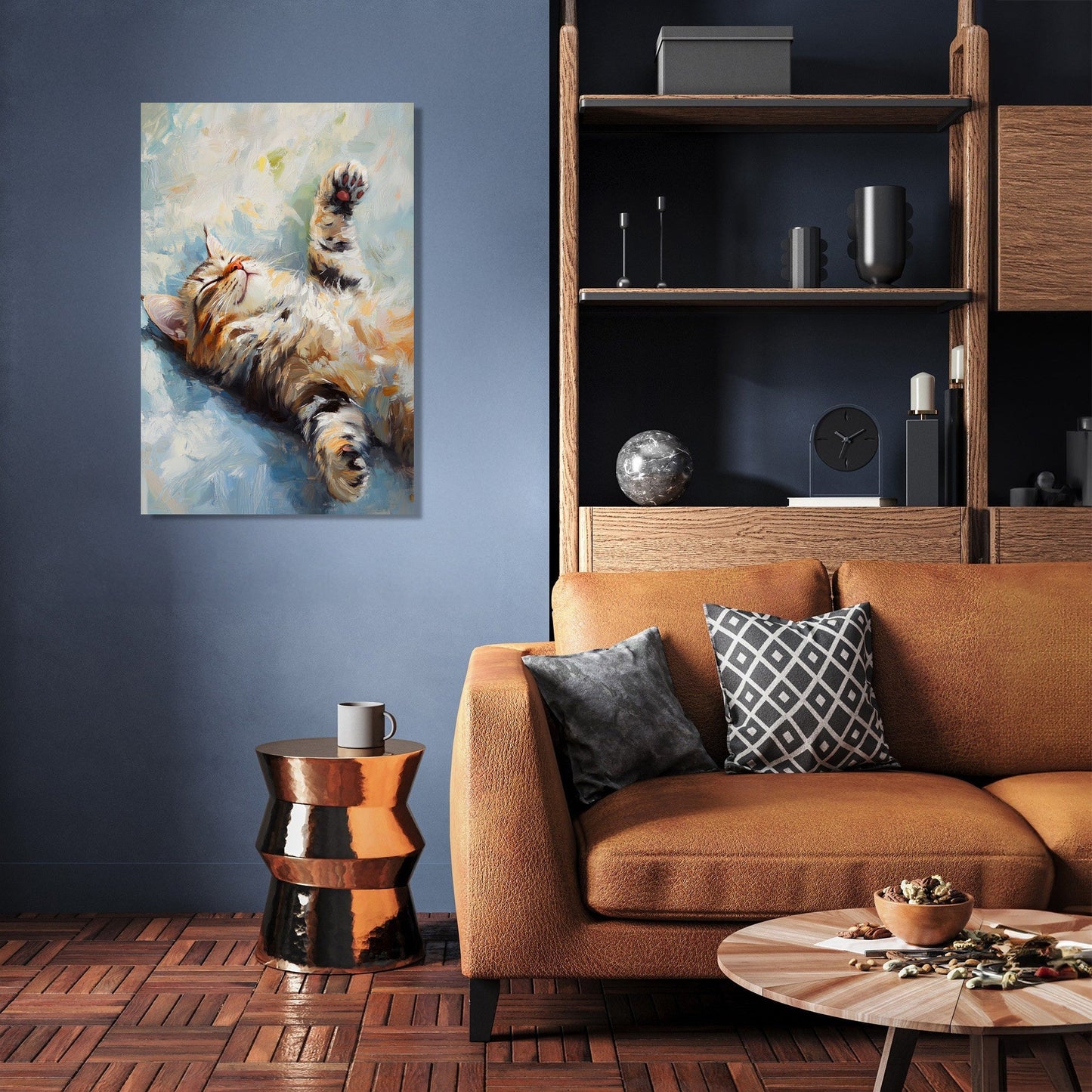 Catnap Stretch Canvas
