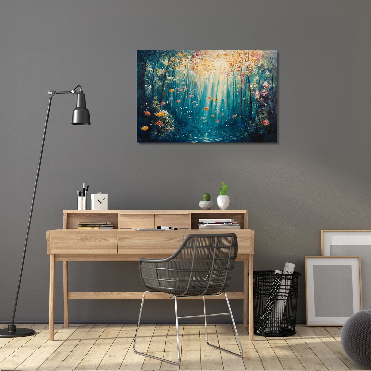 Submerged Woodland Canvas