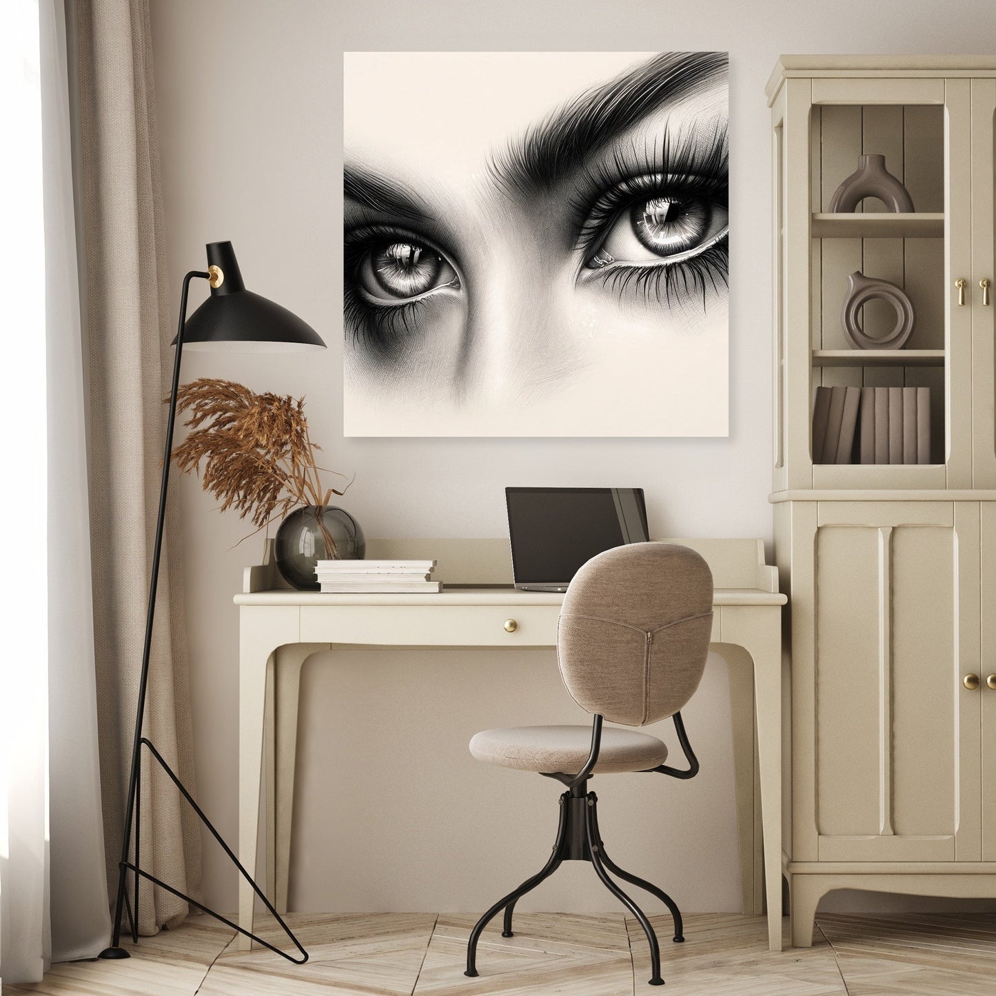 Realistic Gaze Canvas