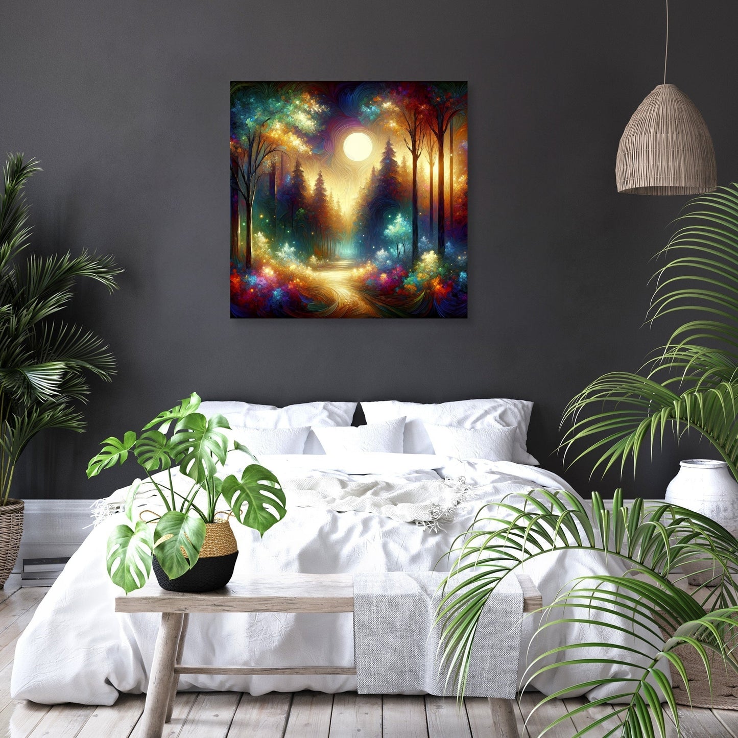 Moonlit Enchantment Canvas