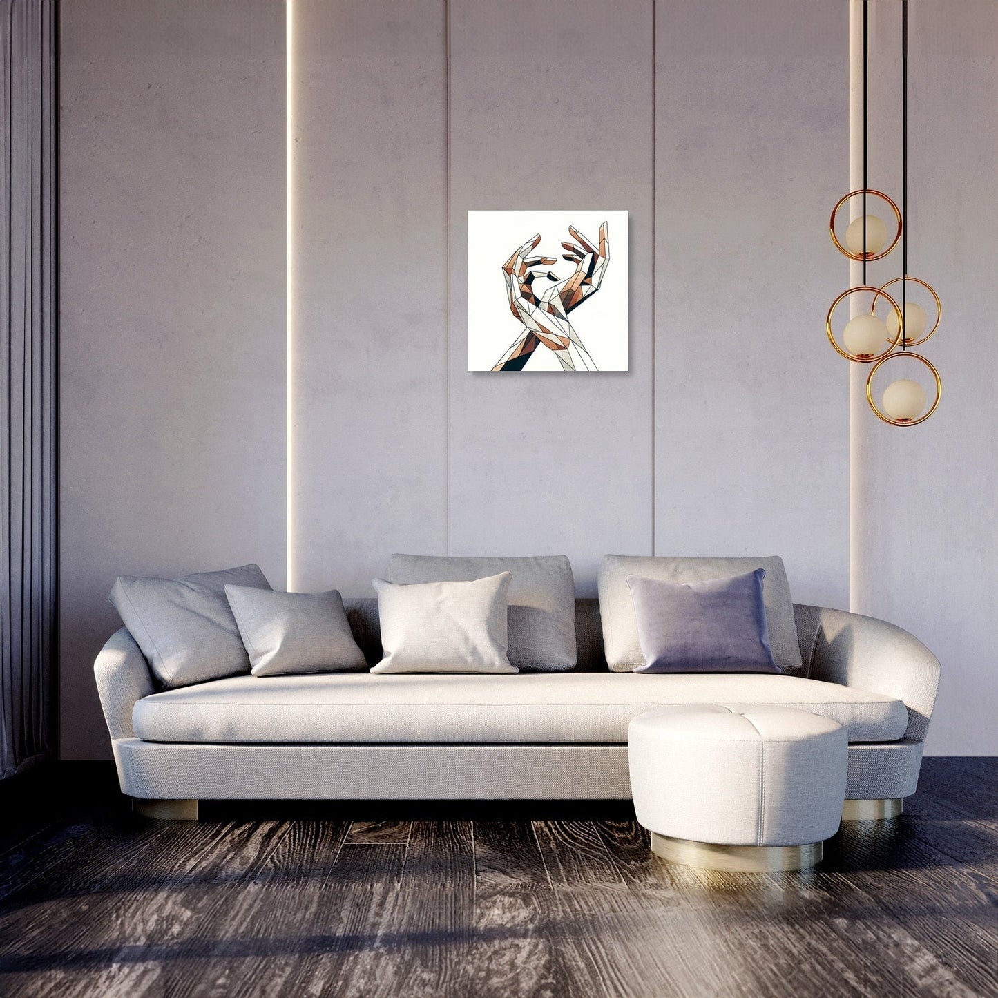 Elegant Gestures Canvas