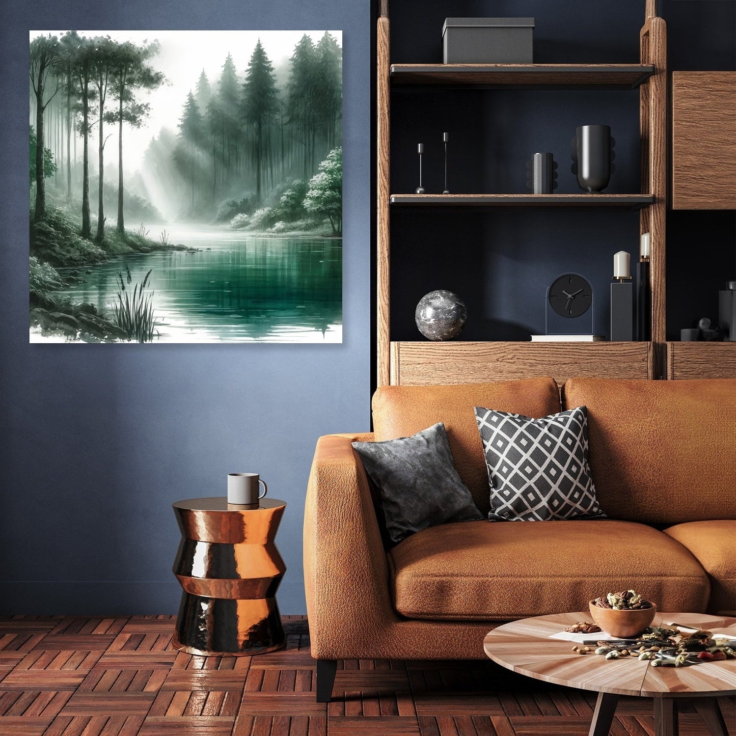 Forest Lake Tranquility Canvas