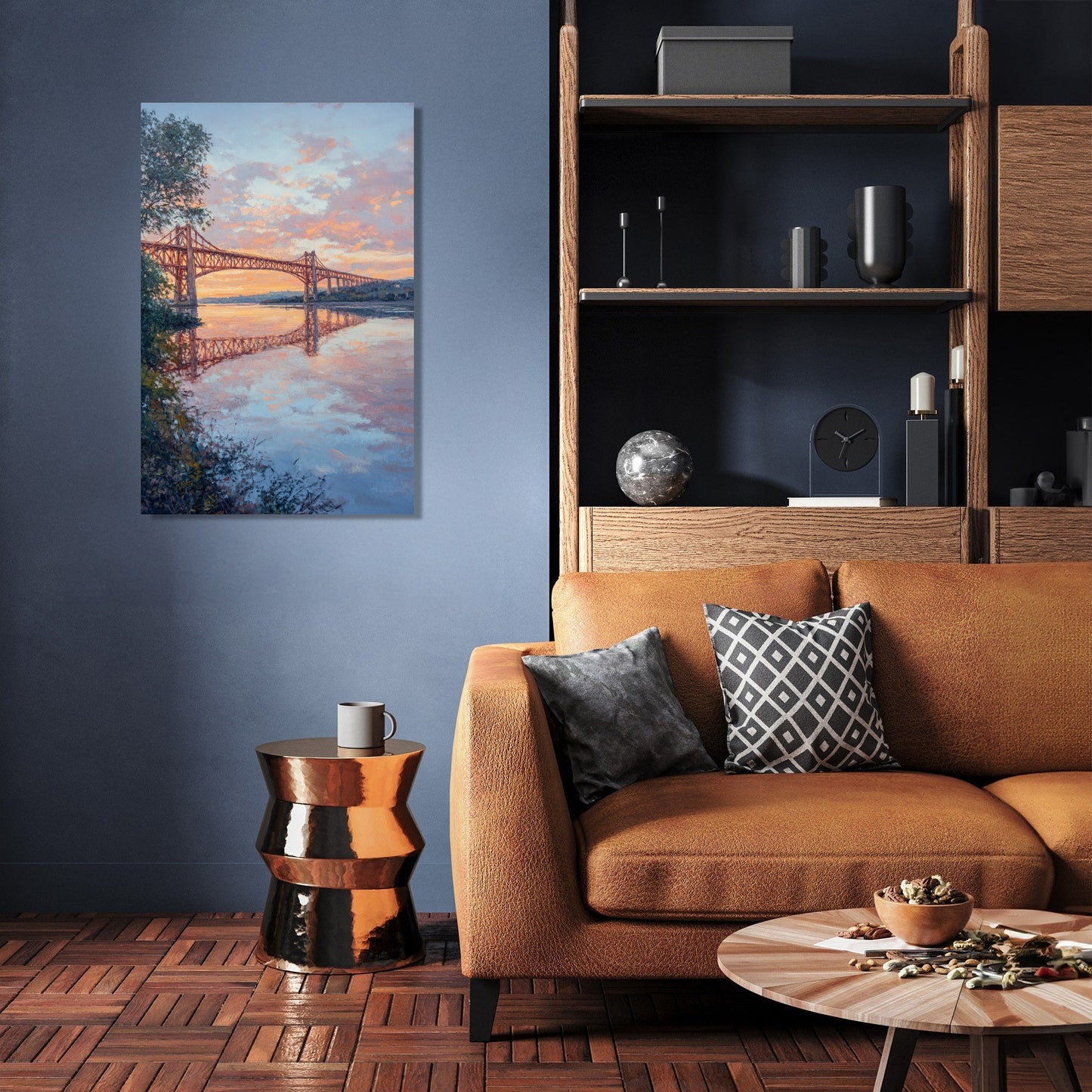 Forth Bridge Dawn Canvas