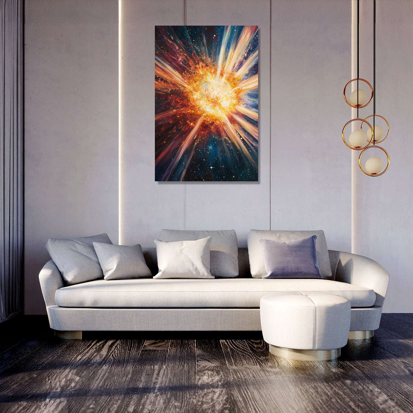 Supernova Burst Canvas