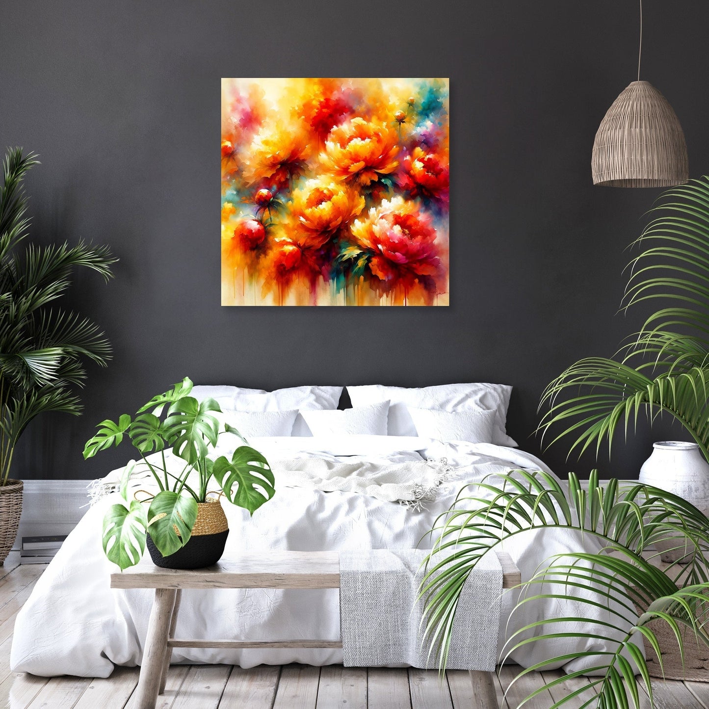 Eternal Peony Canvas