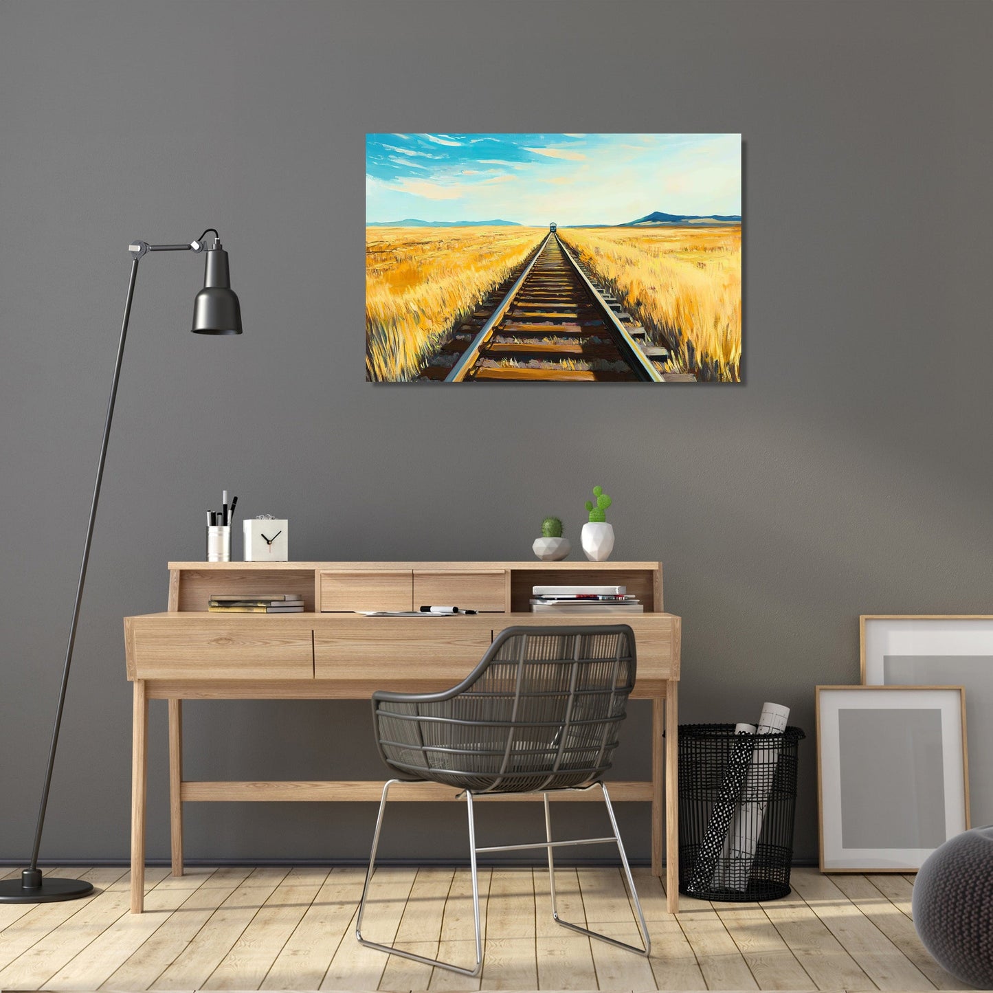Heatwave Railway Canvas