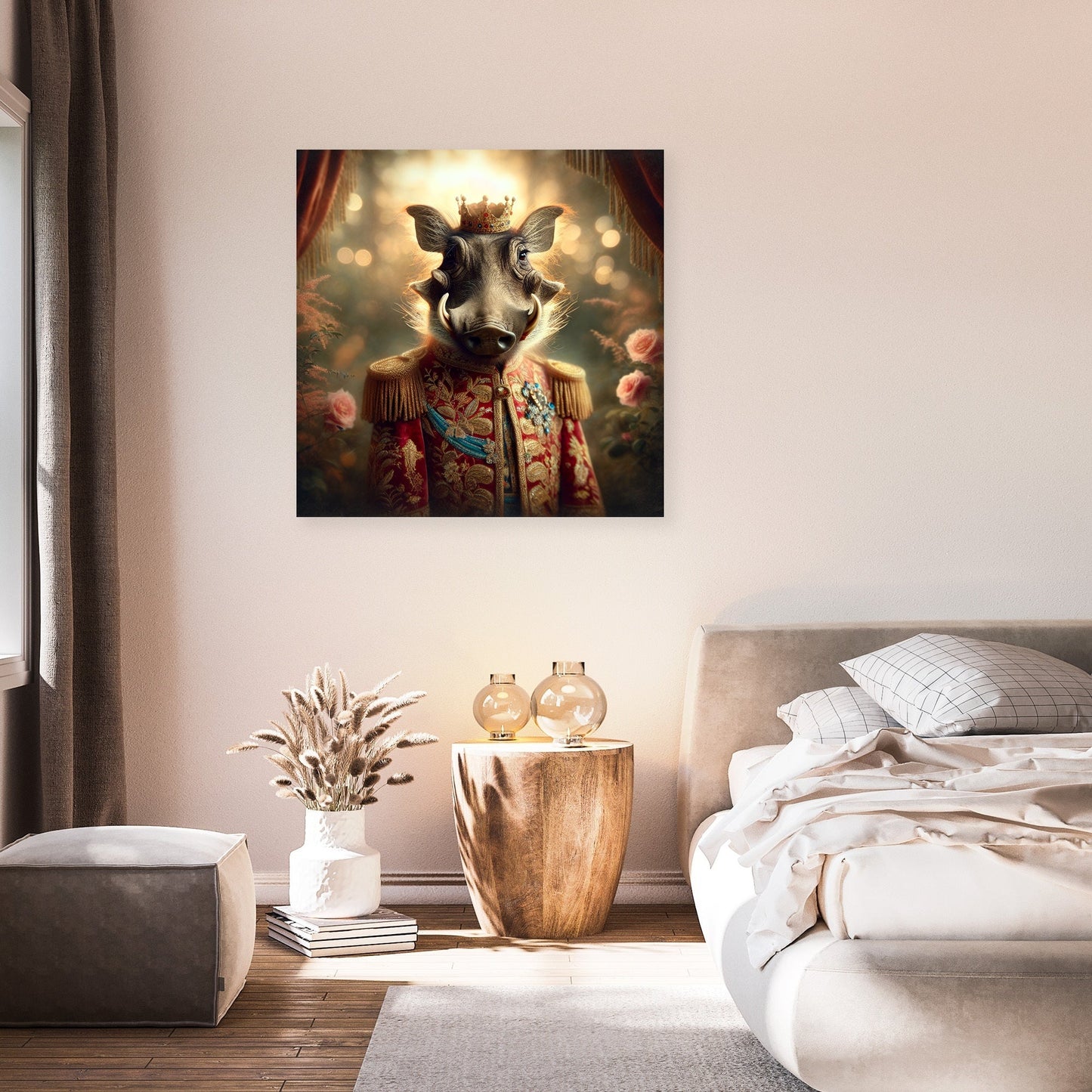 Regal Warthog Dawn Canvas