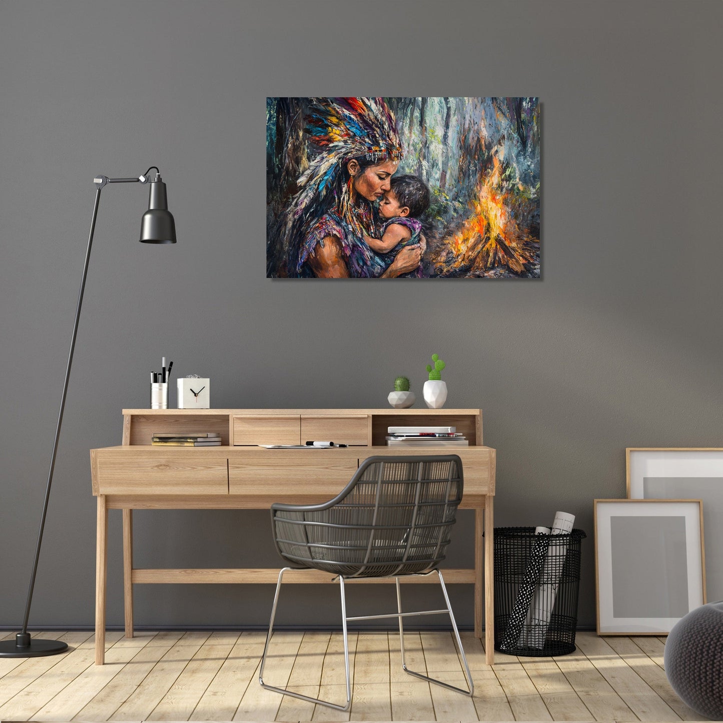 Tribal Motherhood Canvas