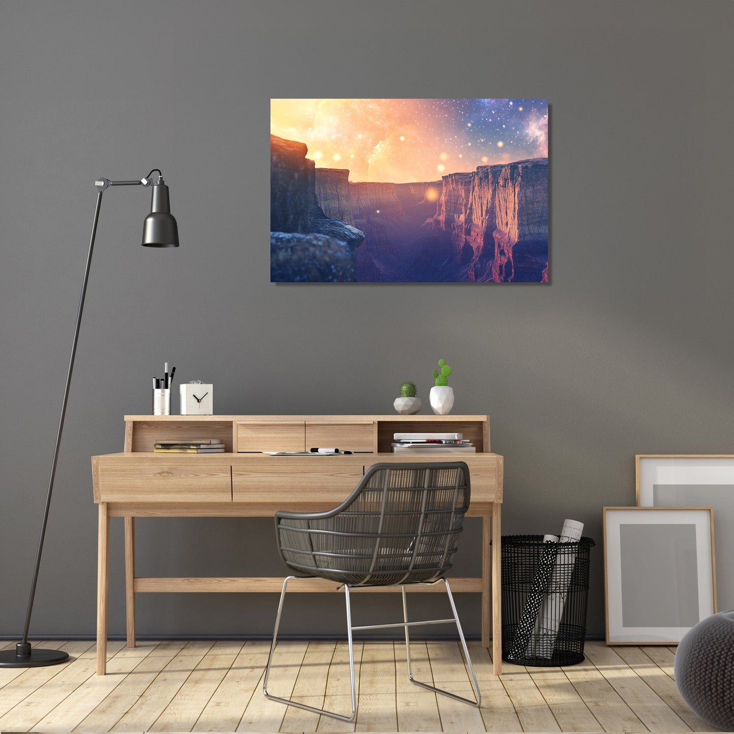 Celestial Canyon Canvas