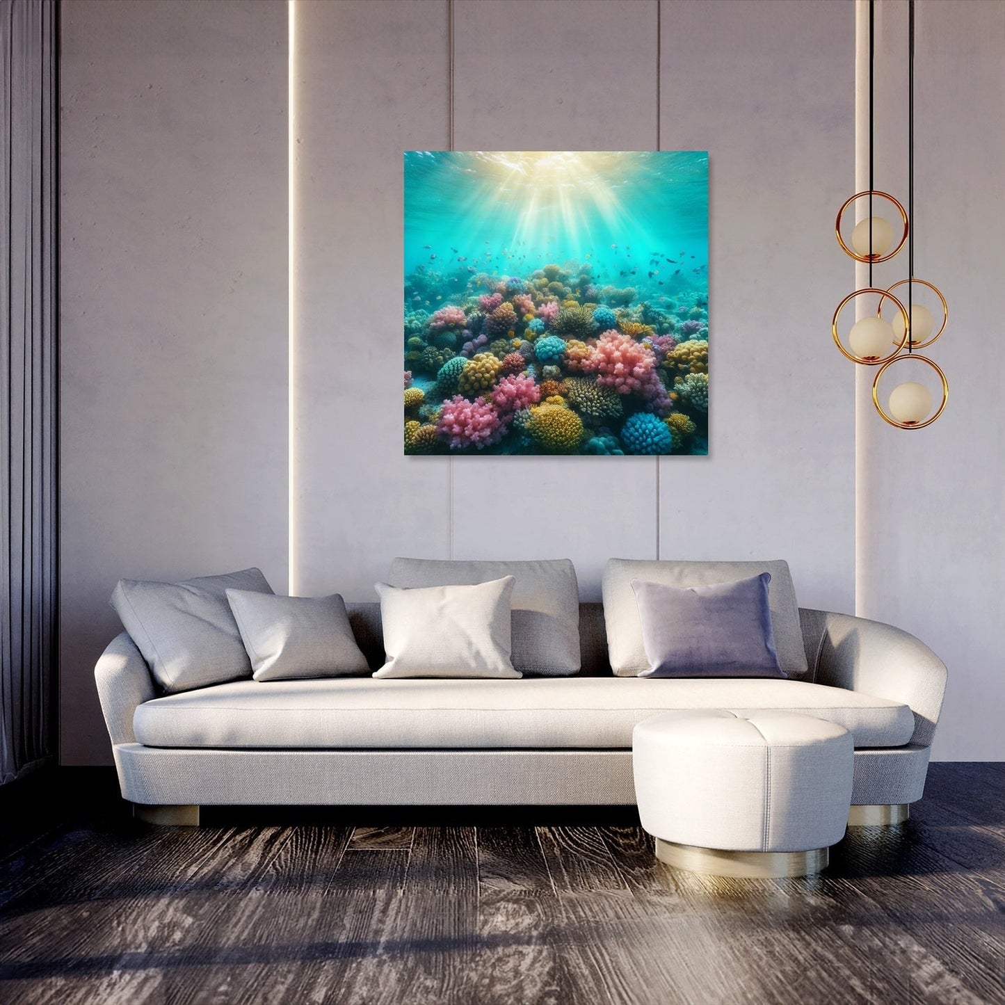 Coral Reef Serenity Canvas