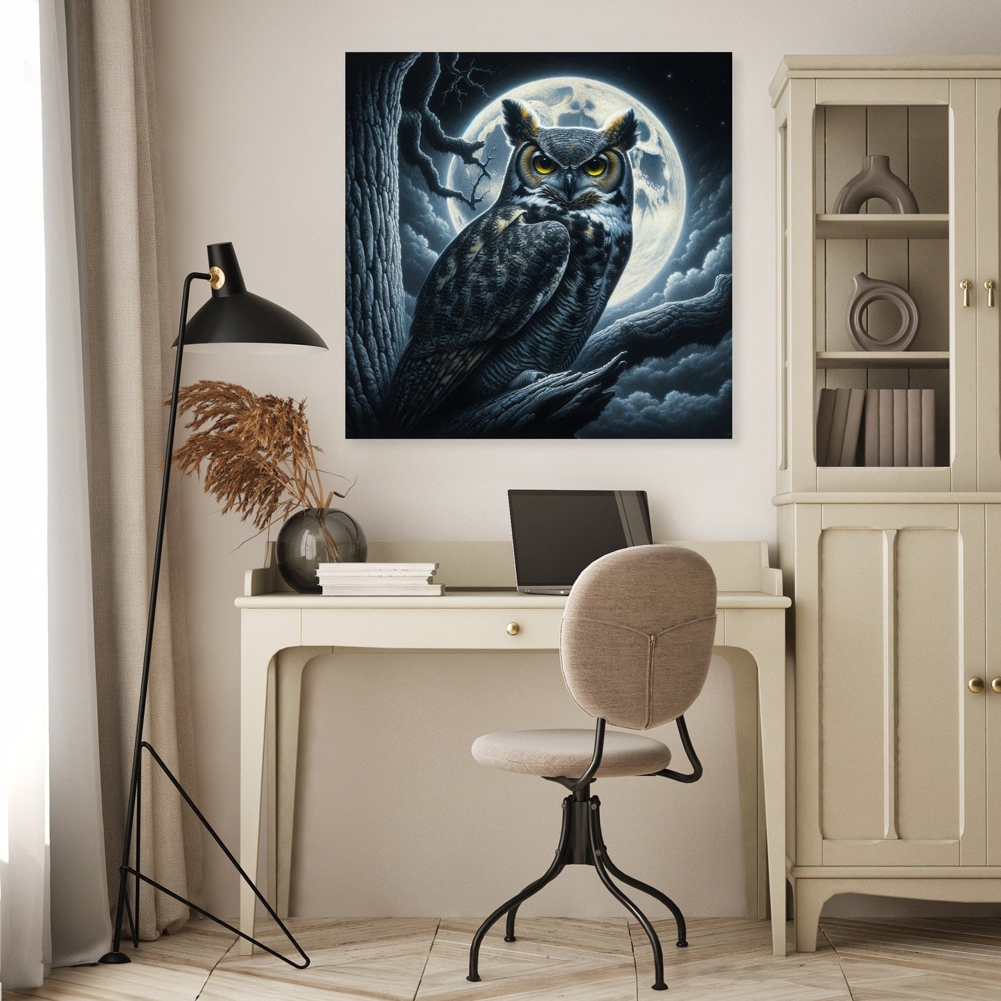 Midnight Gaze Canvas