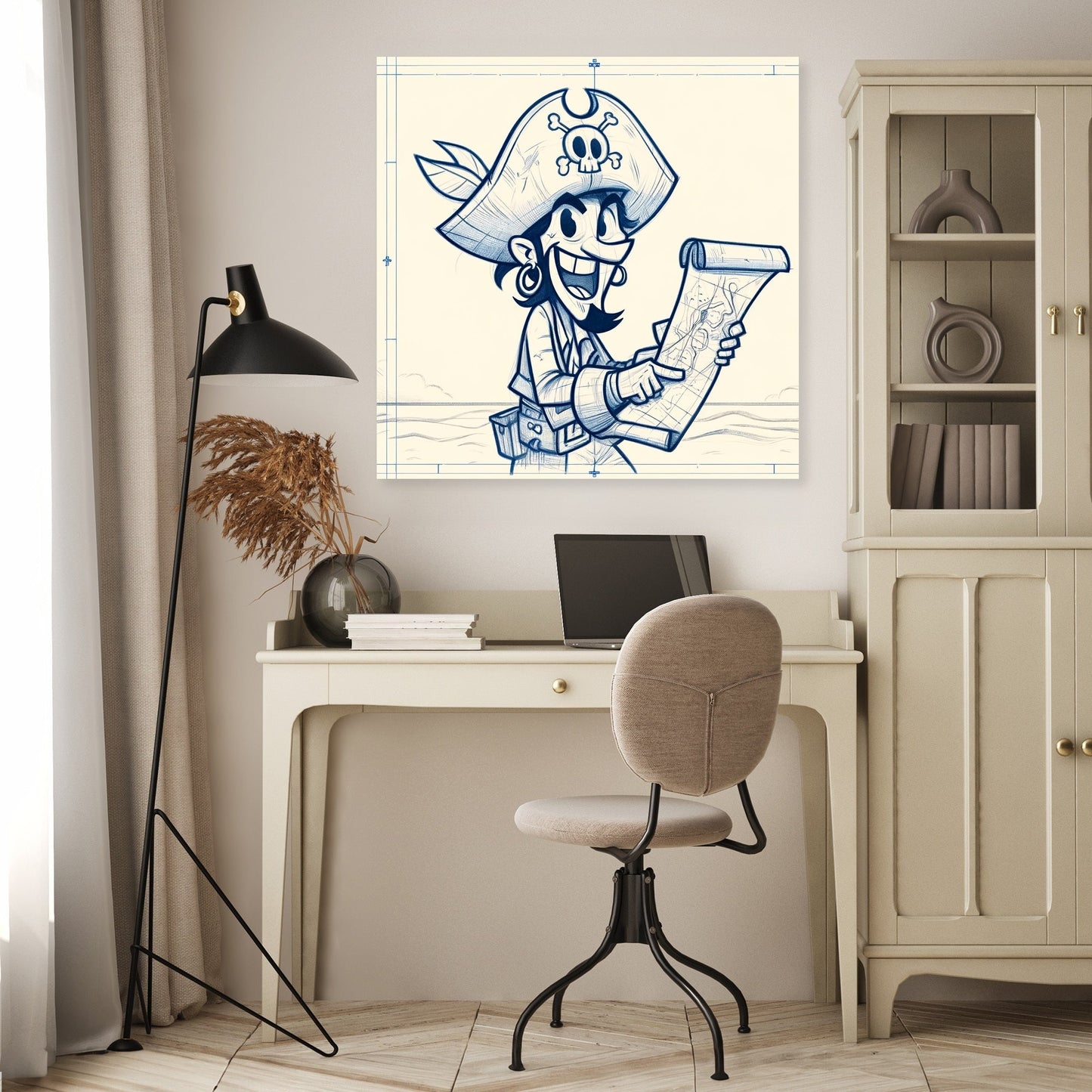 Cheeky Pirate Quest Canvas