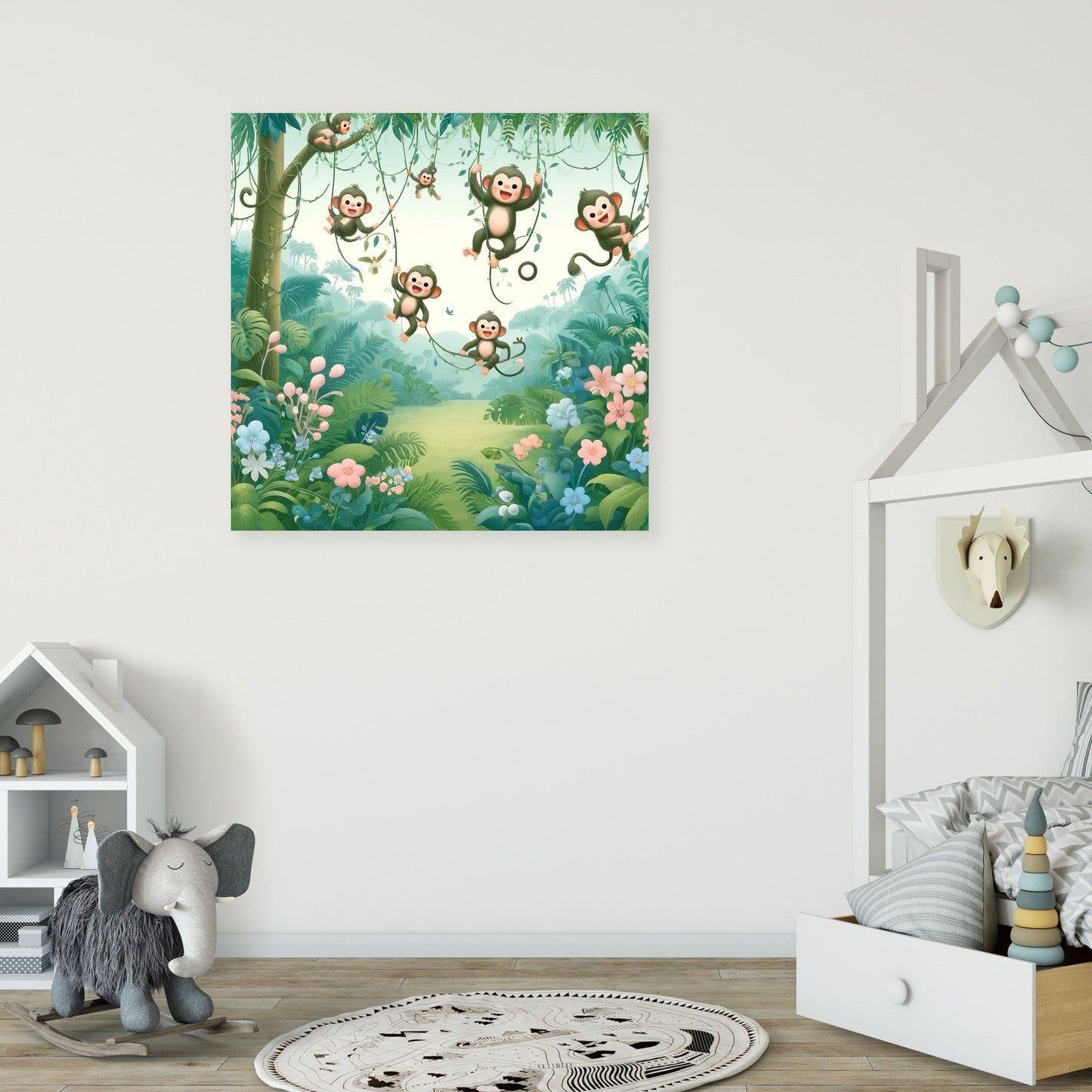 Jungle Monkeys Canvas
