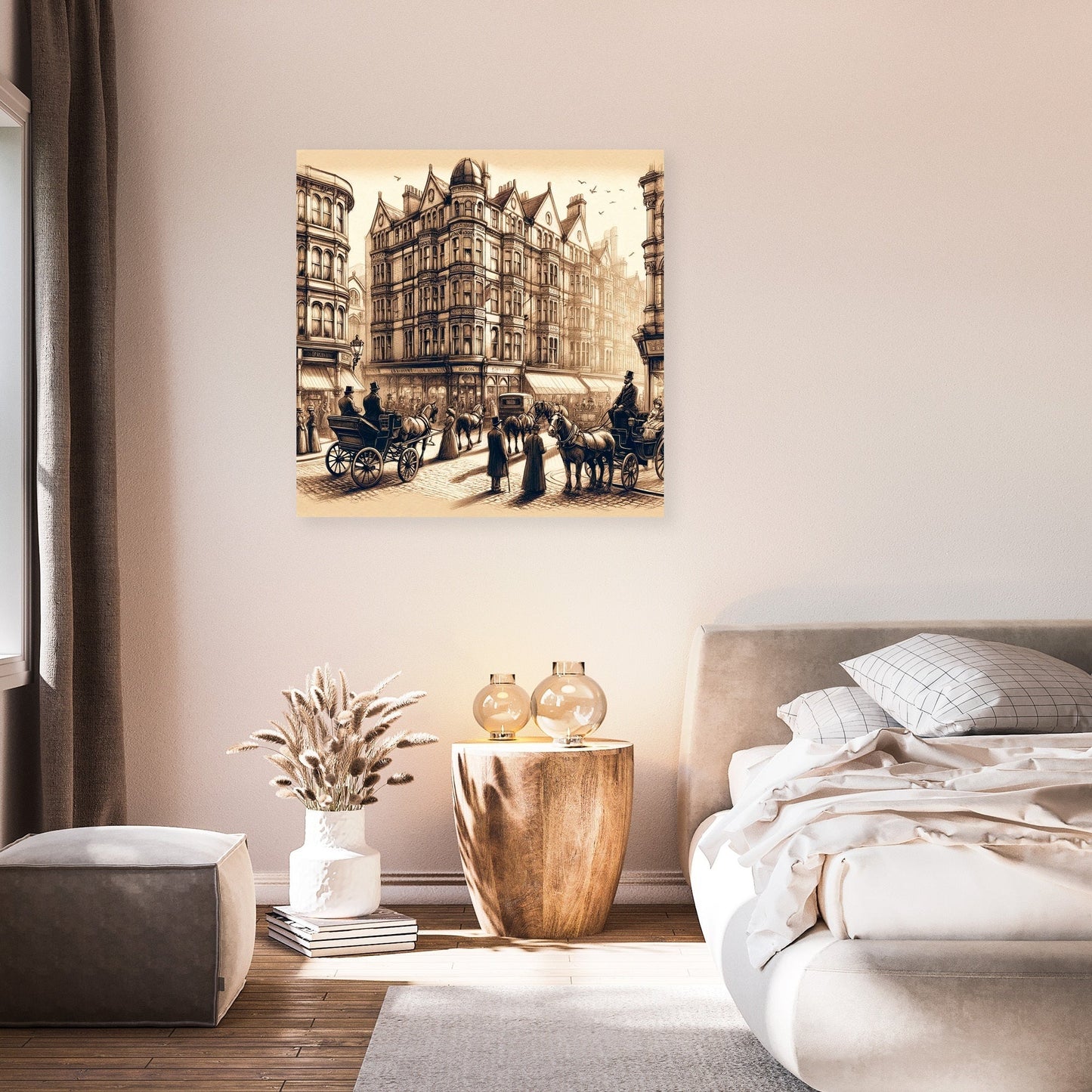 Victorian Brighton Street Canvas