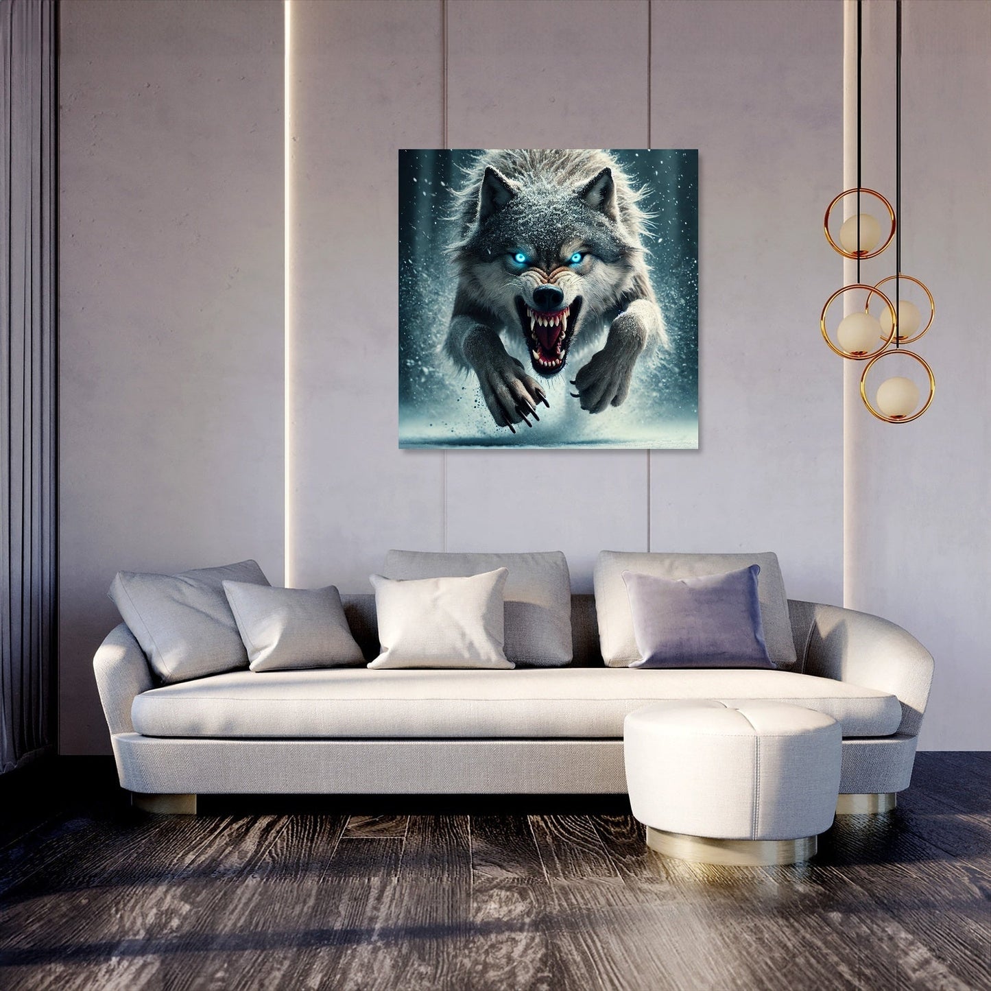 Winter Fury Canvas