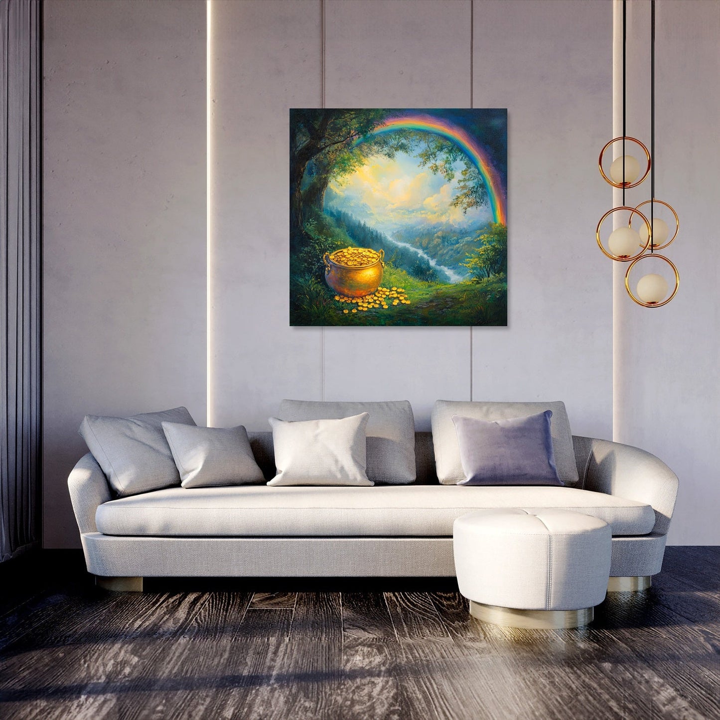 Golden Pot of Dreams Canvas
