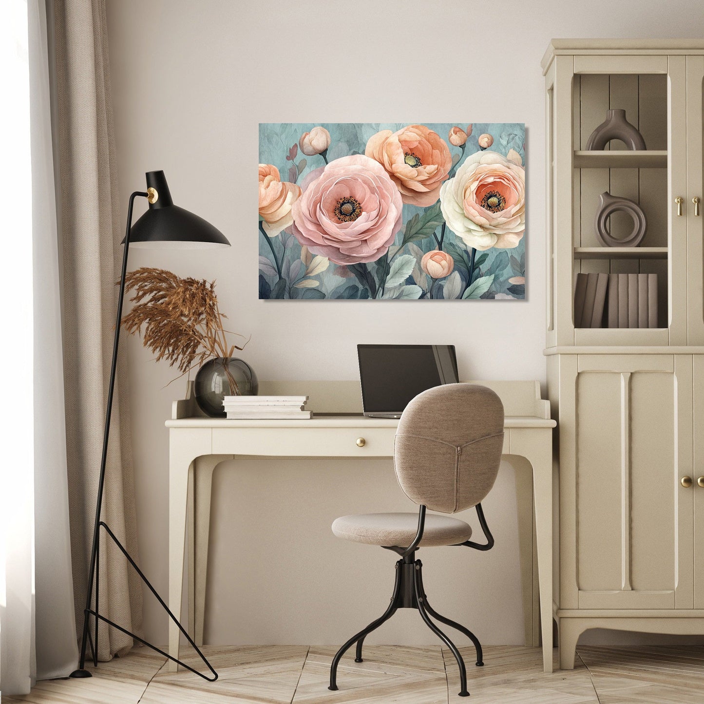 Ranunculus Bloom Canvas