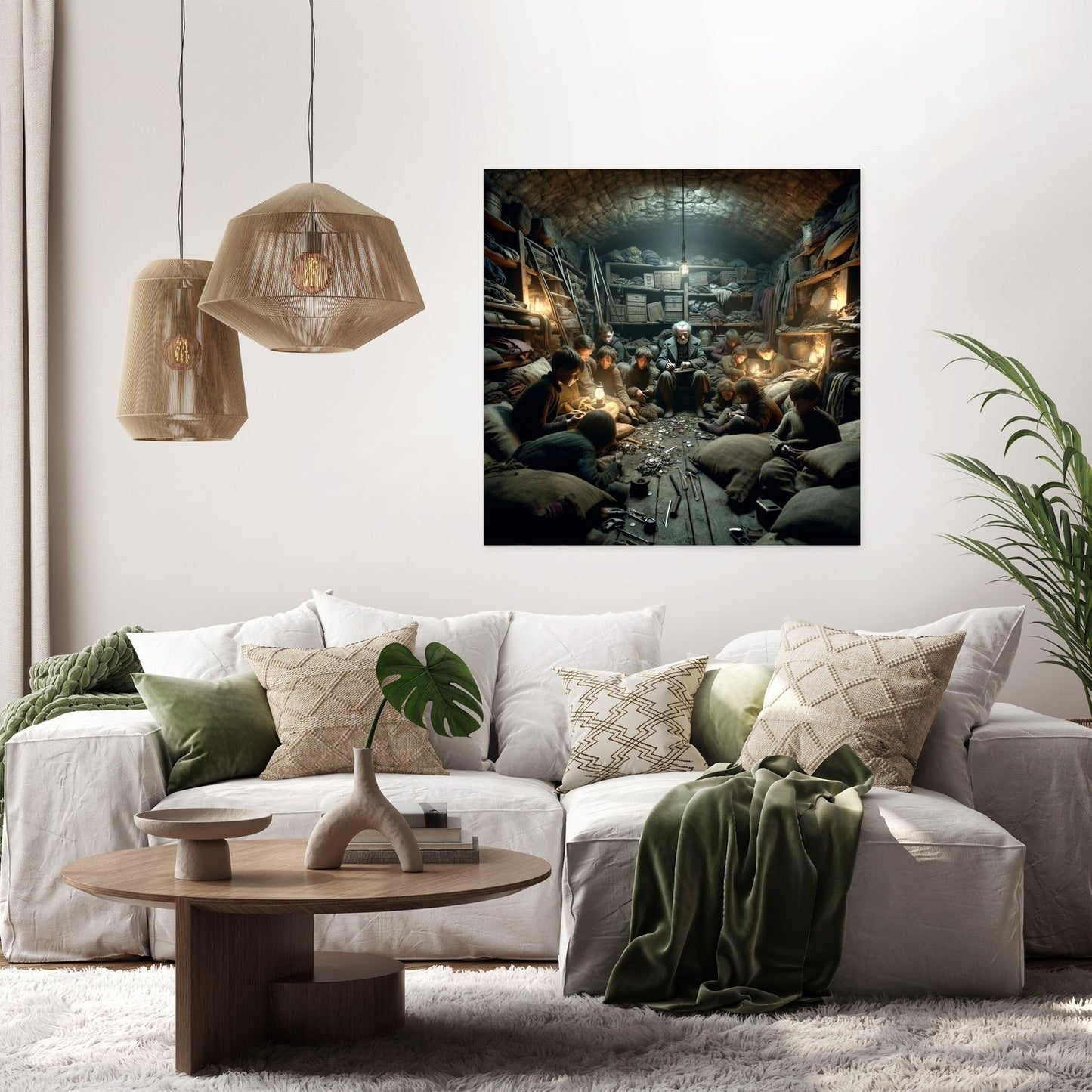 The Thief's Den Canvas