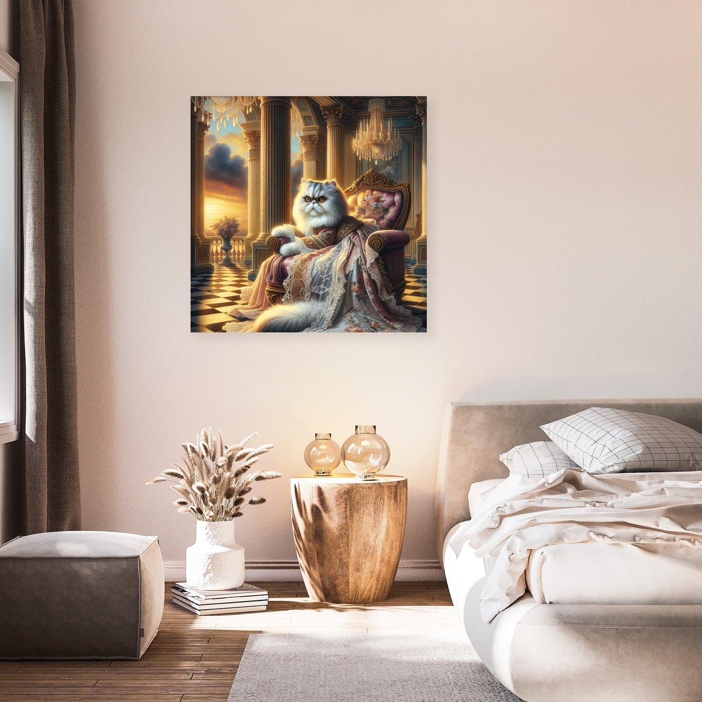 Regal Persian Throne Canvas