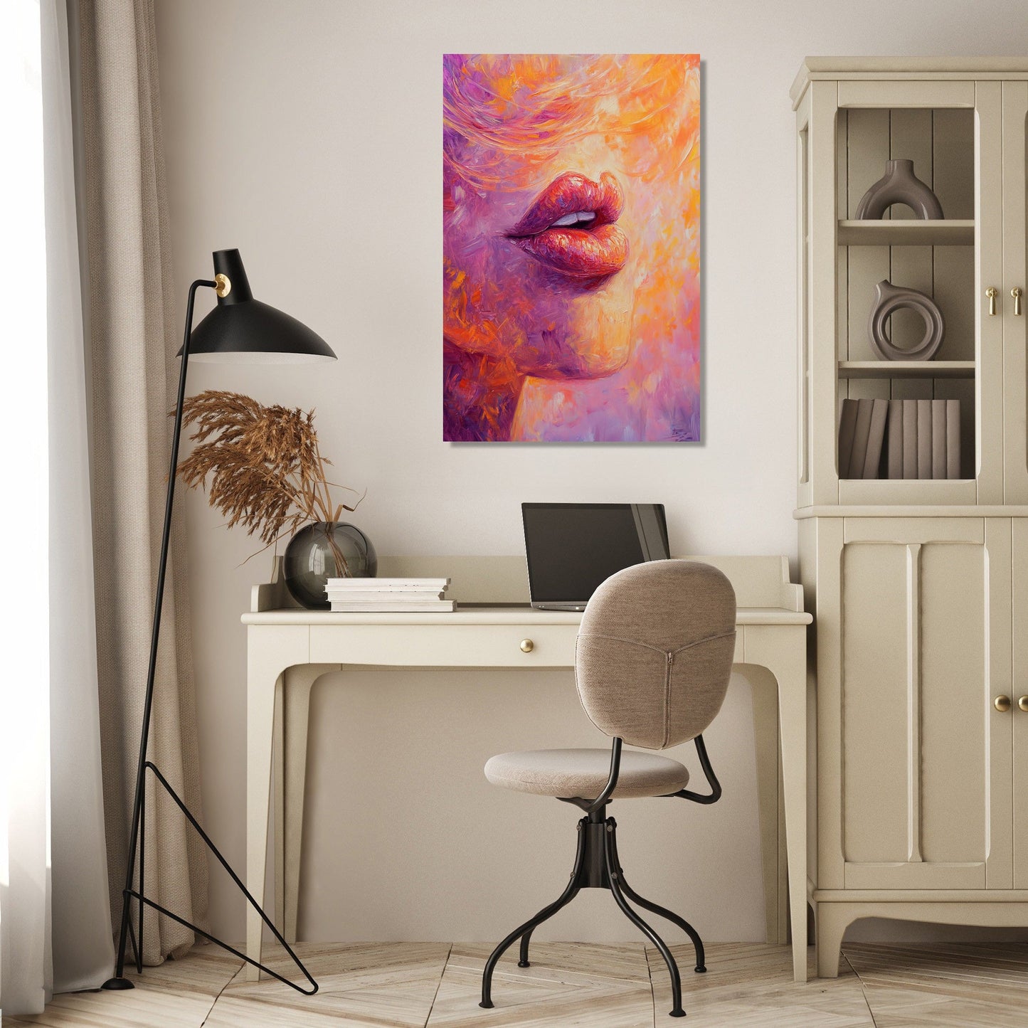 Passionate Lips Canvas