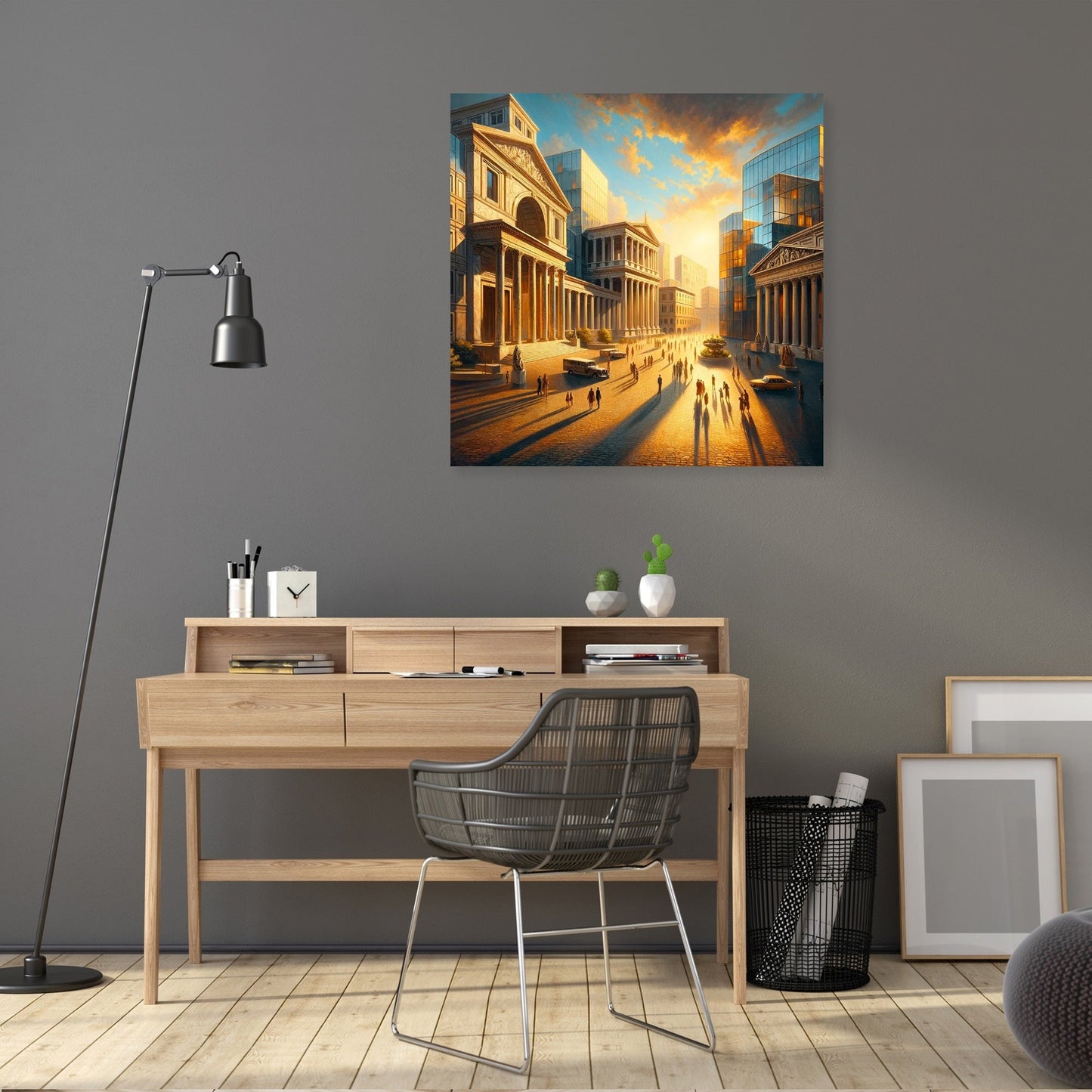 Harmonic Piazza Glow Canvas