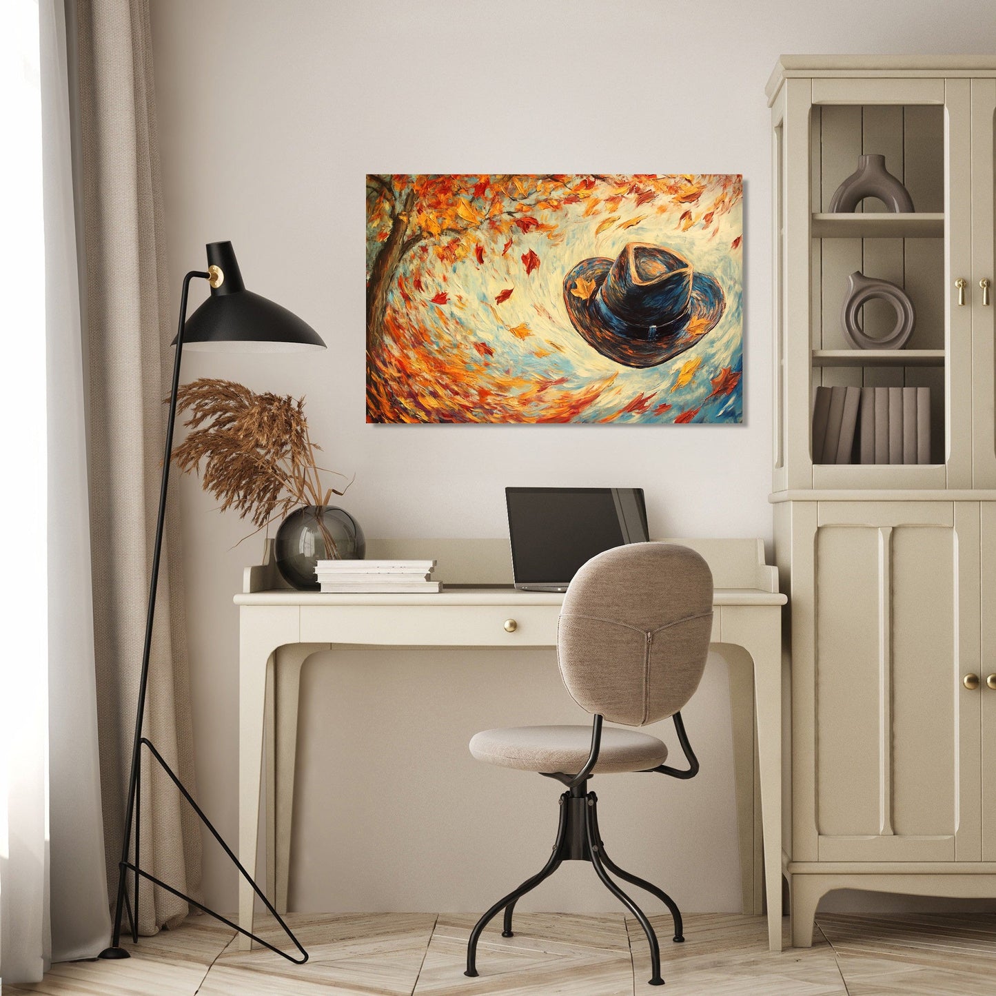Wind-Swept Hat Canvas