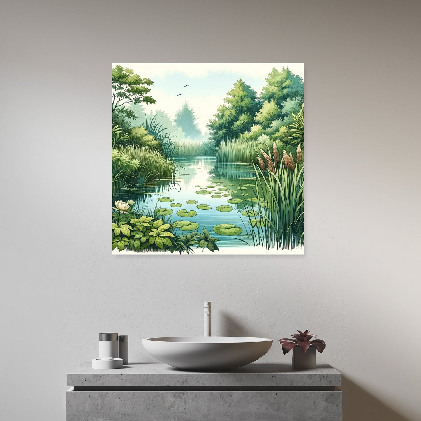 Tranquil Pond Canvas