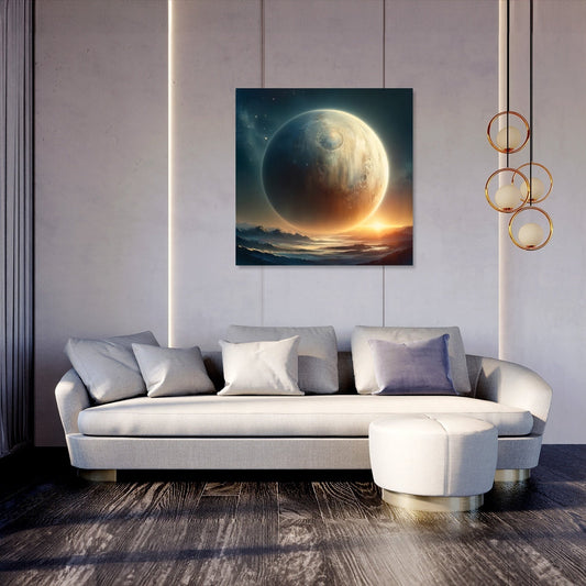 Planetary Dawn Canvas