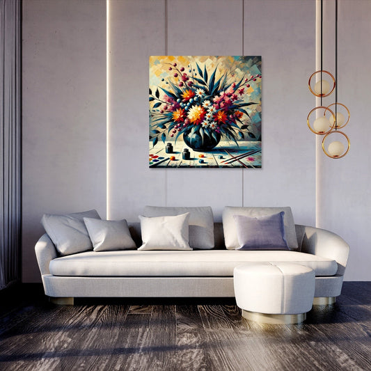 Bold Ikebana Canvas