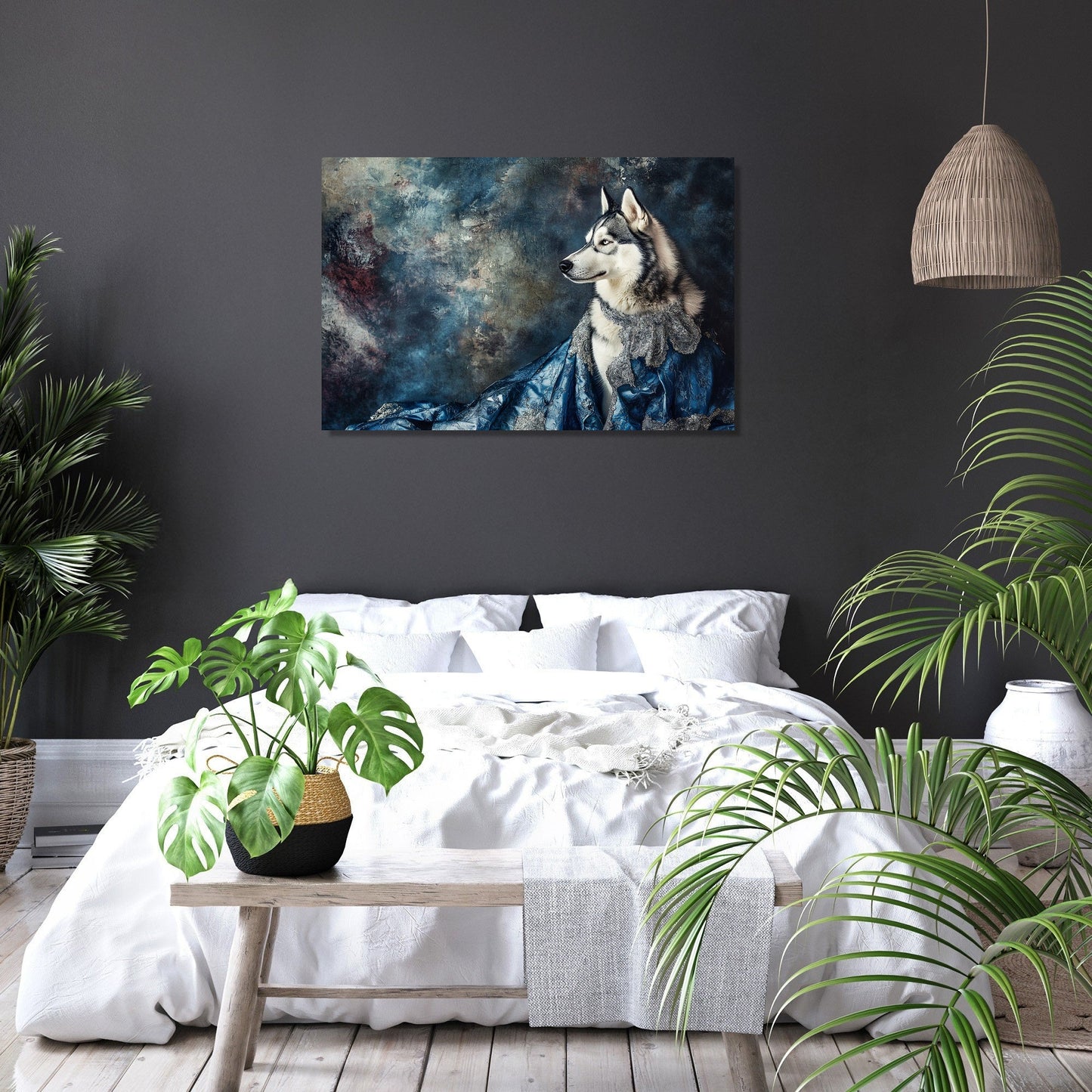 Husky Elegance Canvas