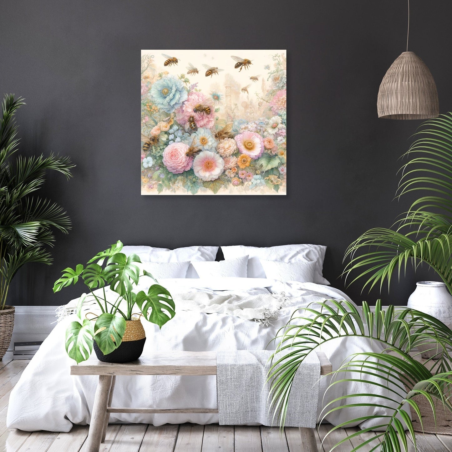 Bee's Paradise Bee Canvas