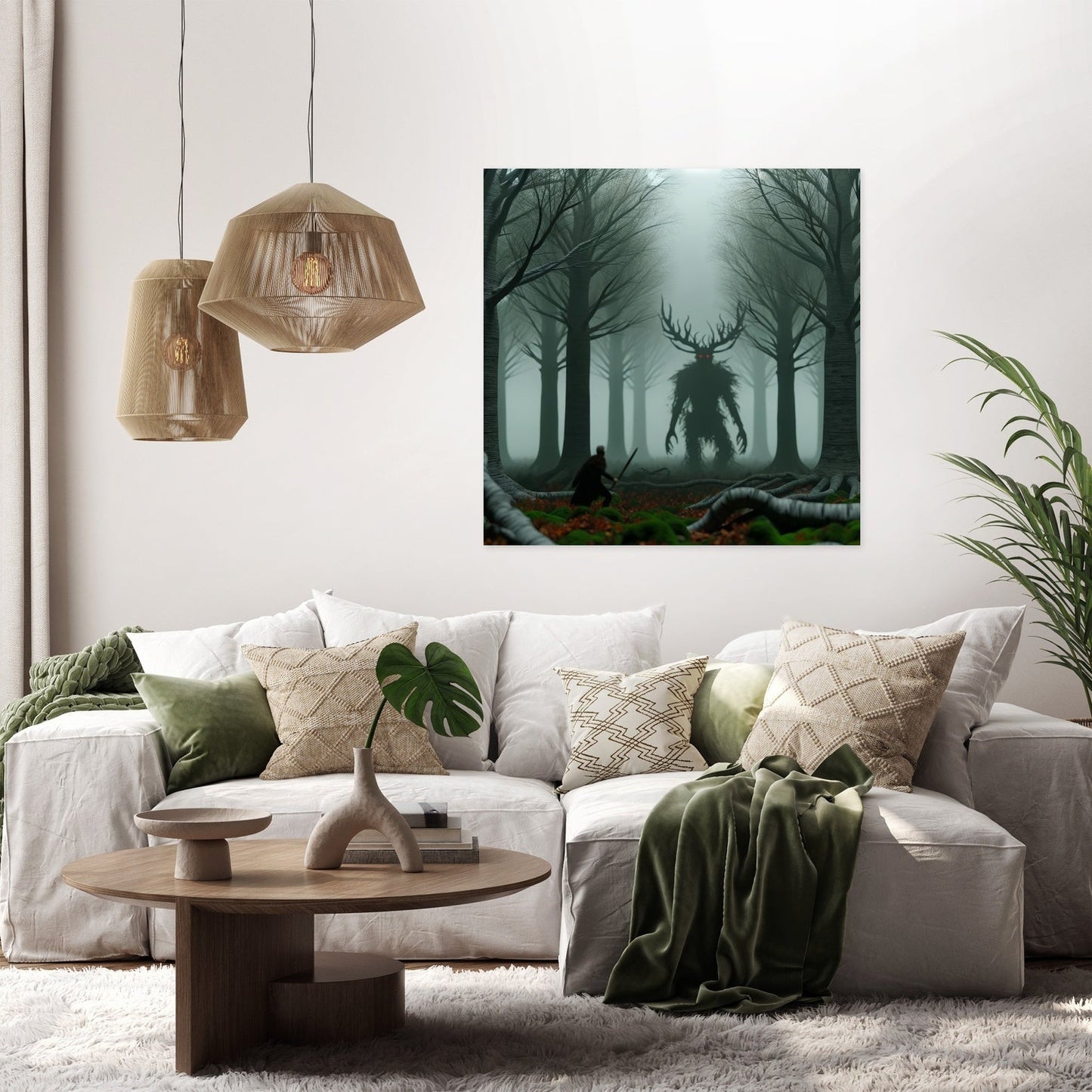 Forest Duel Canvas