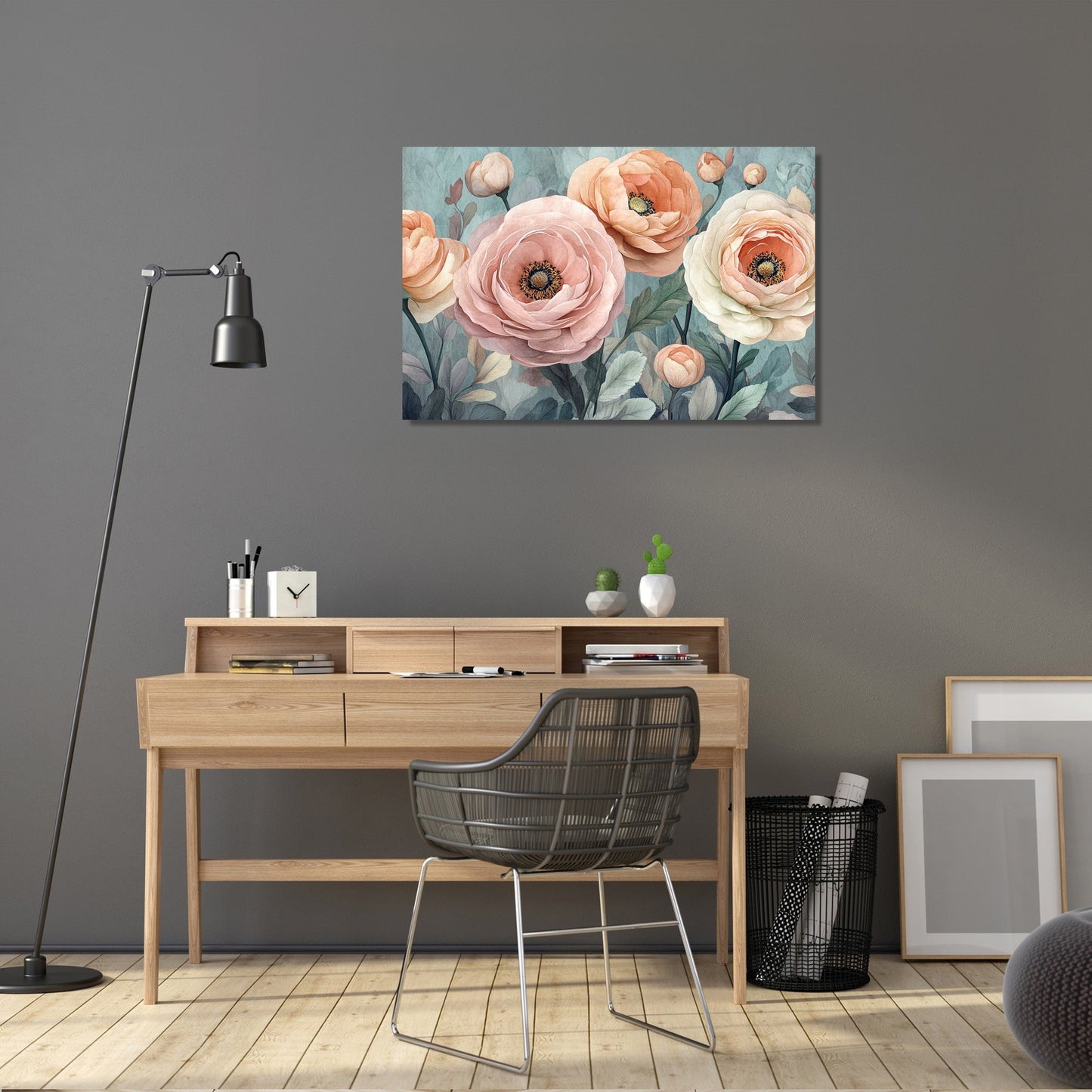 Ranunculus Bloom Canvas