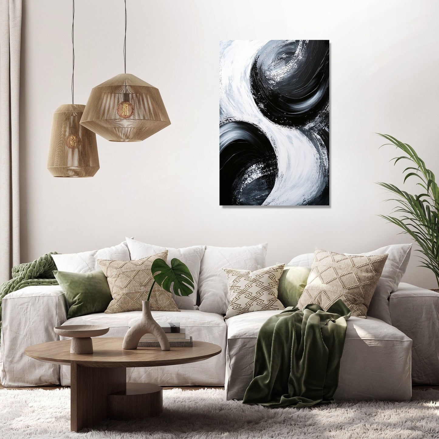 Emotion's Swirl Canvas