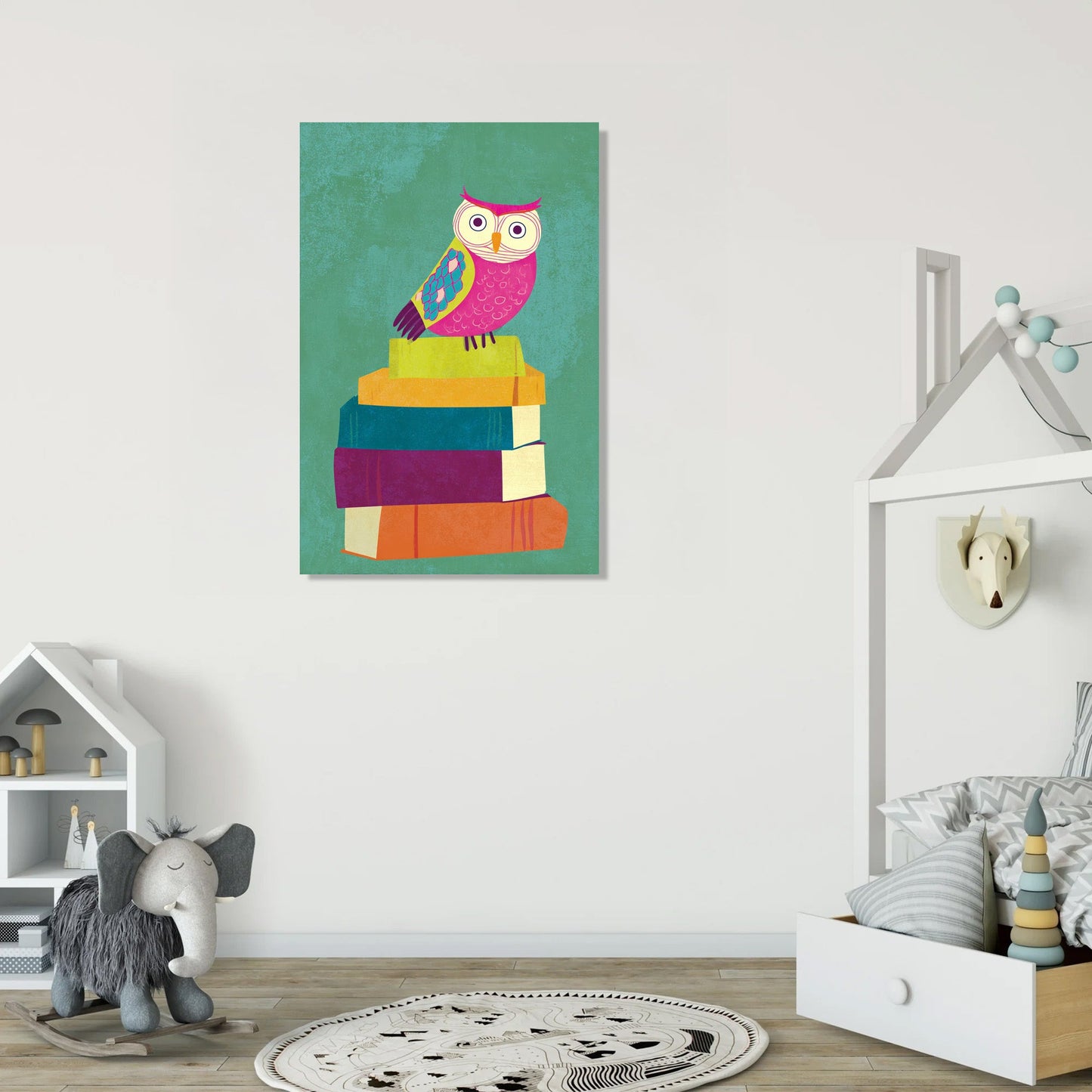 Wise Owl Wisdom Canvas