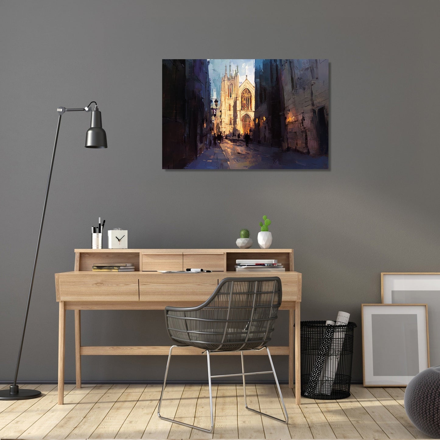 Canterbury Cathedral Twilight Canvas