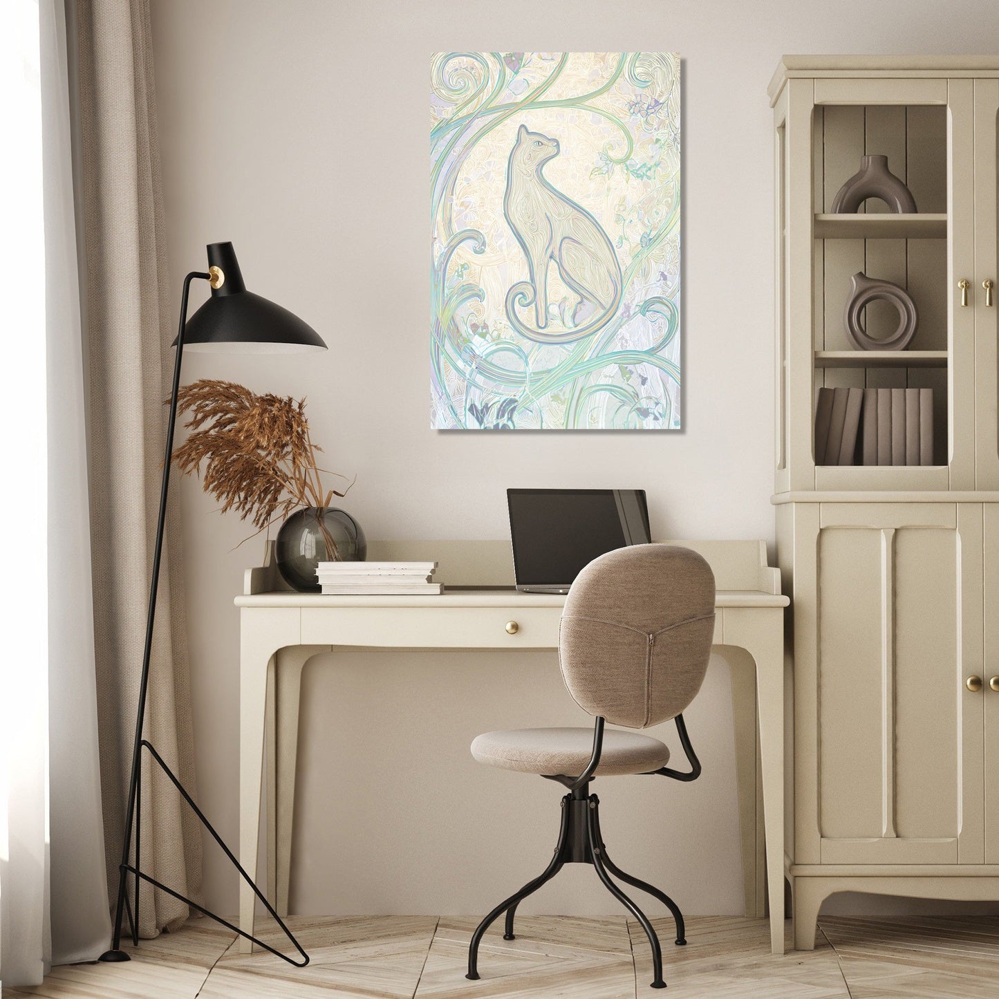 Feline Graceful Elegance Canvas