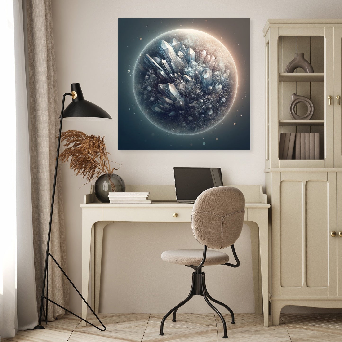 Crystal Planet Canvas