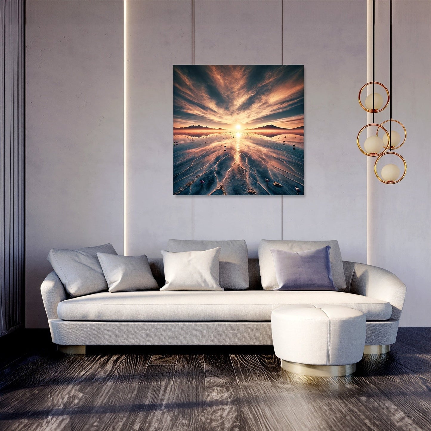 Uyuni Reflections Canvas