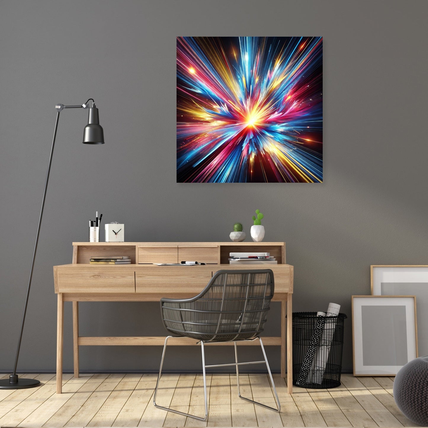 Light Explosion Burst Canvas