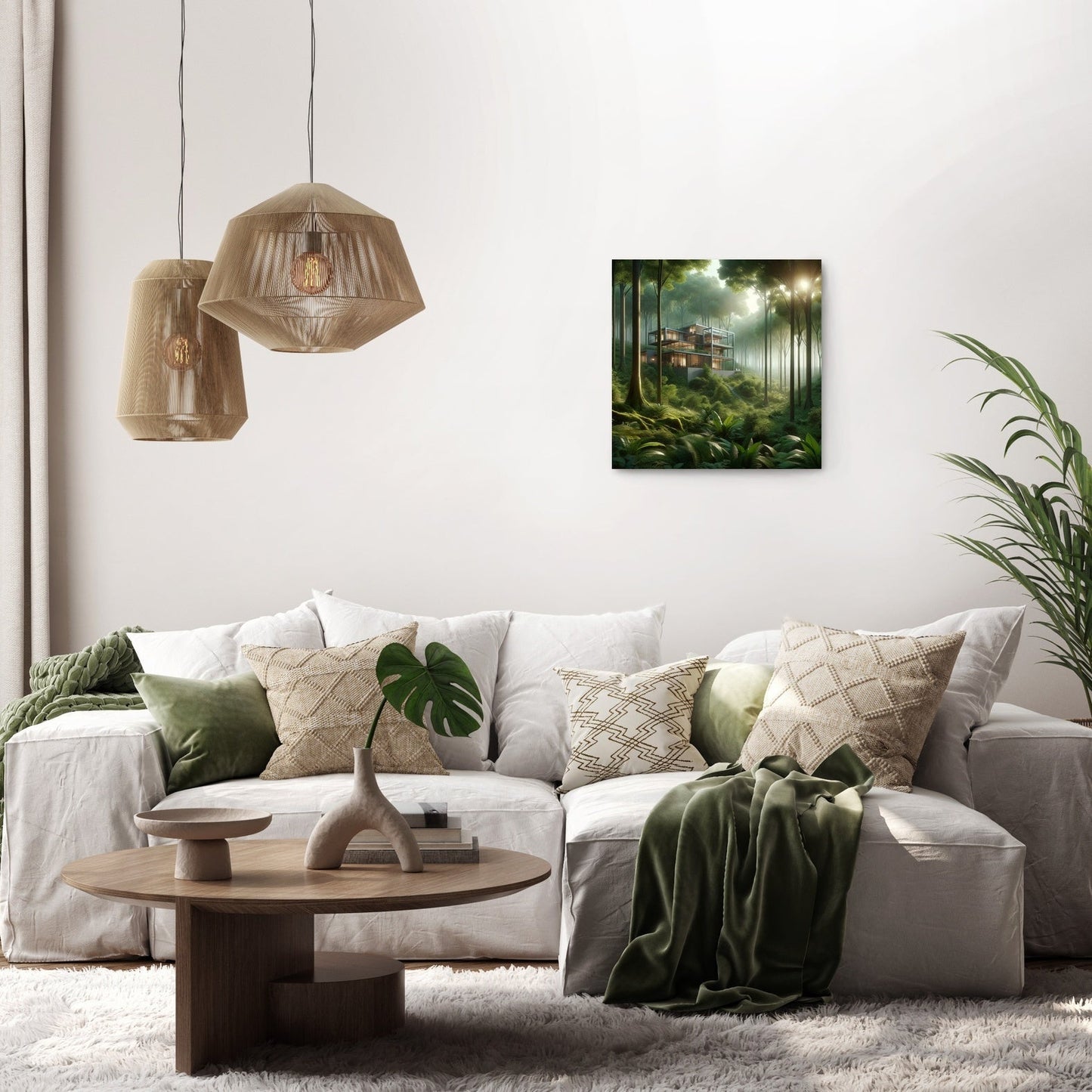 Nature's Contemporary Dance Canvas