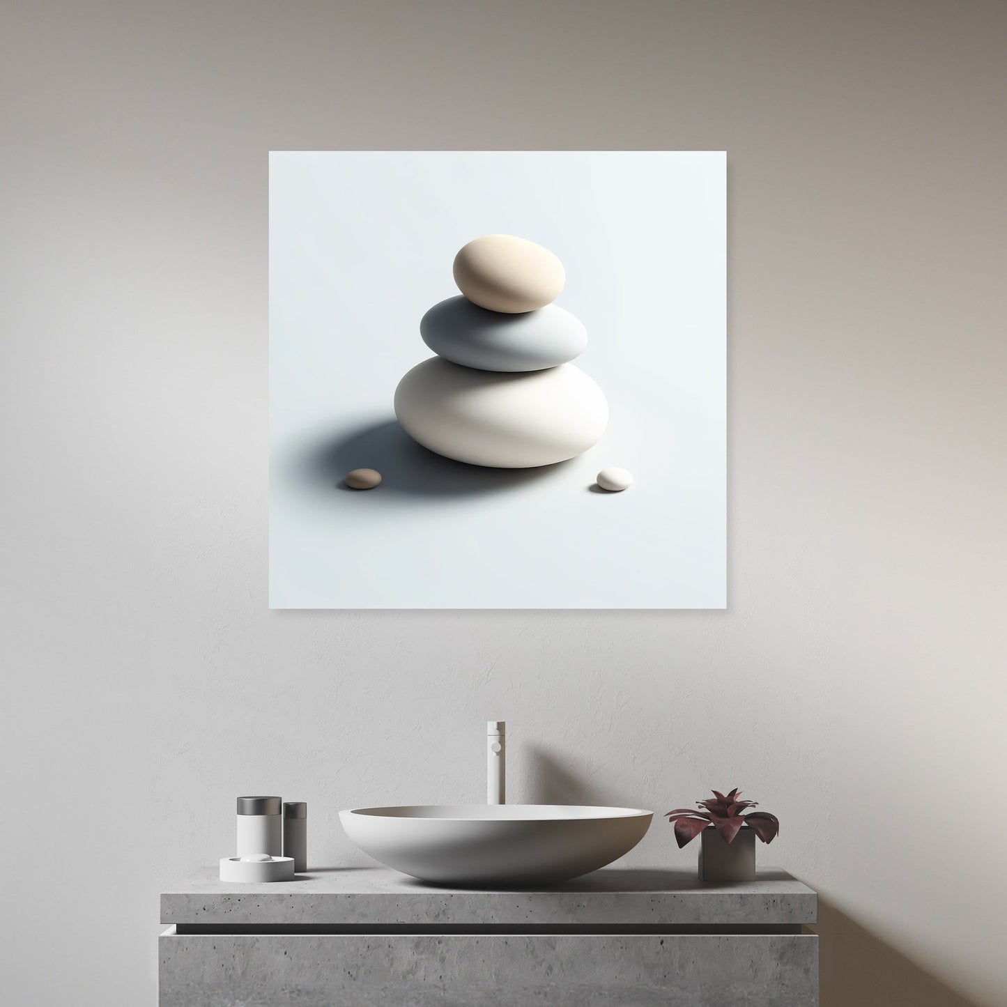 Zen Stones Canvas
