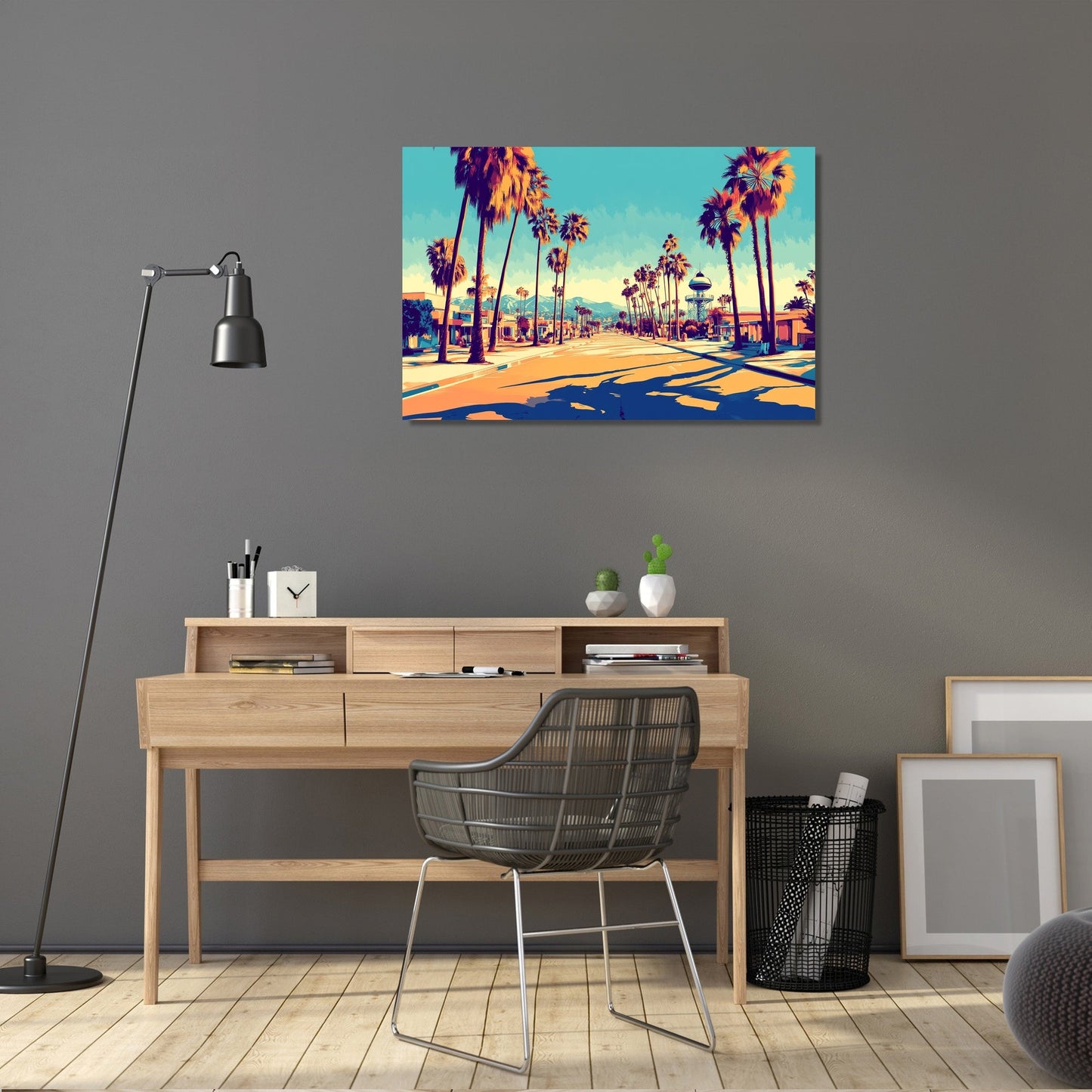 Golden Surf LA Canvas